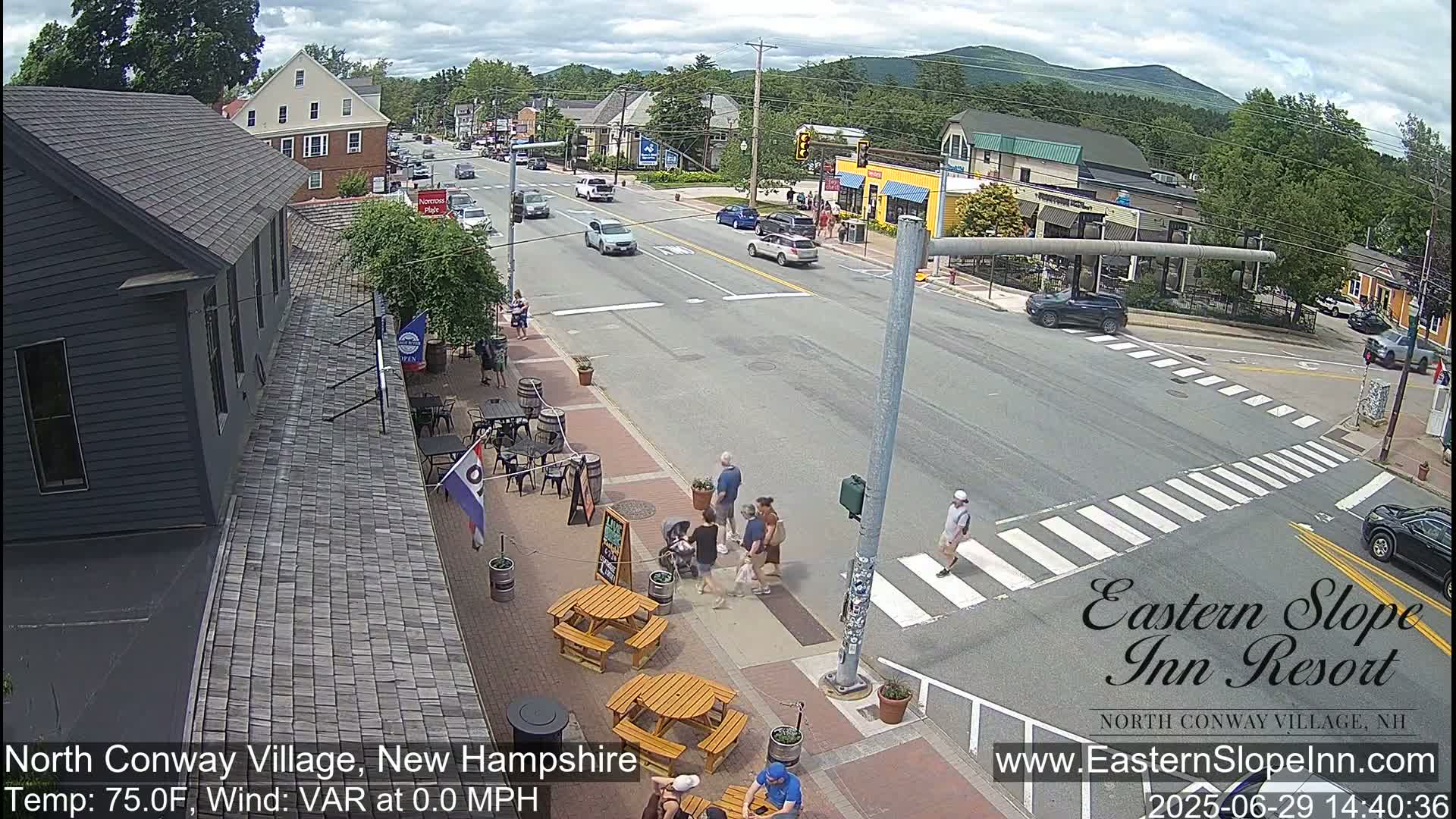 North Conway Village Live Cam - Conway, Carroll, New Hampshire, USA