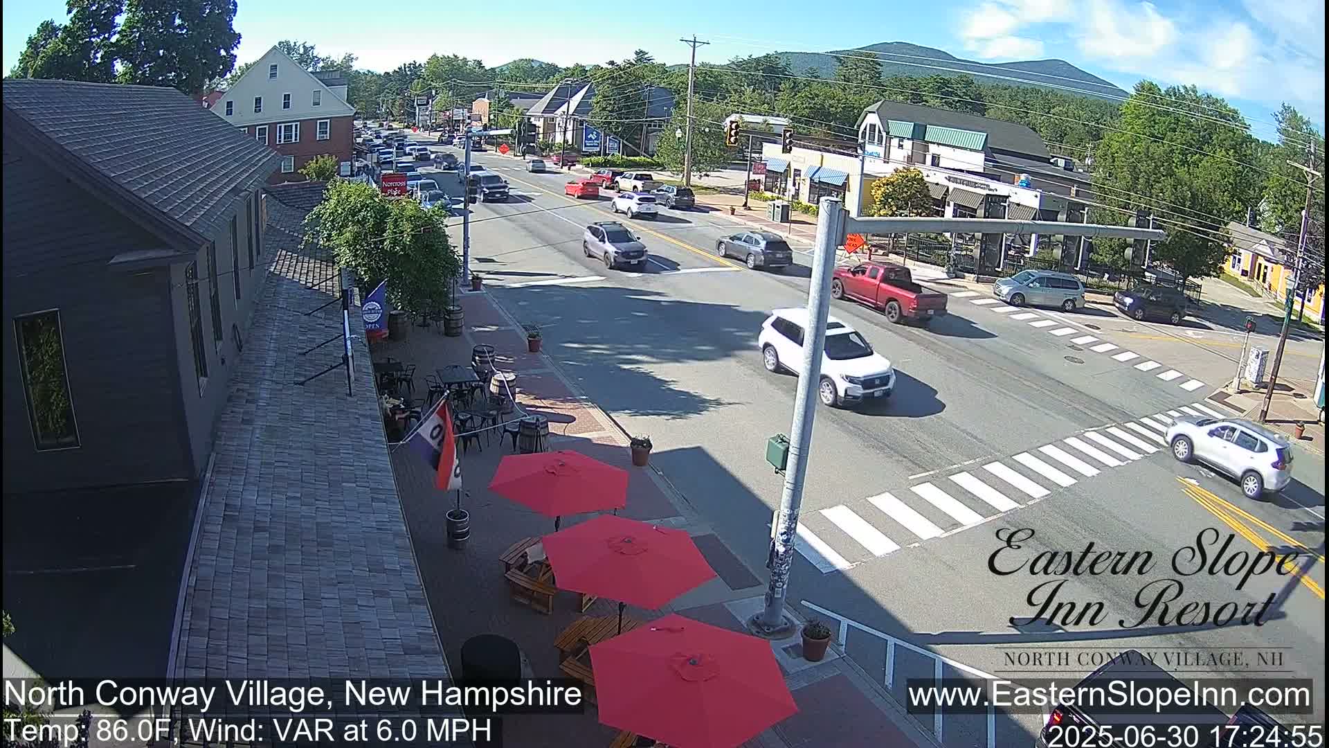 North Conway Village Live Cam - Conway, Carroll, New Hampshire, USA