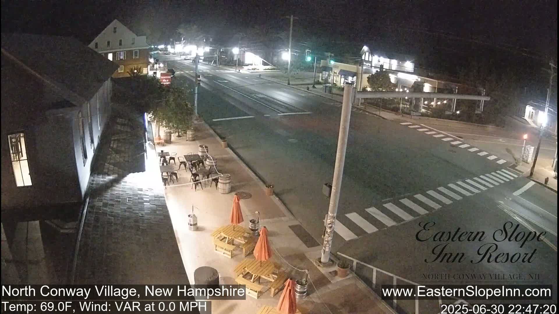 North Conway Village Live Cam - Conway, Carroll, New Hampshire, USA