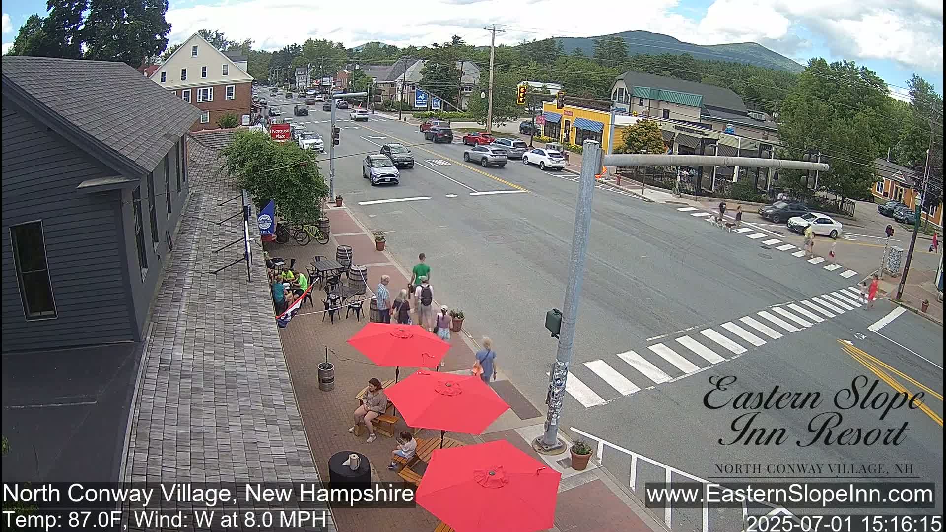North Conway Village Live Cam - Conway, Carroll, New Hampshire, USA
