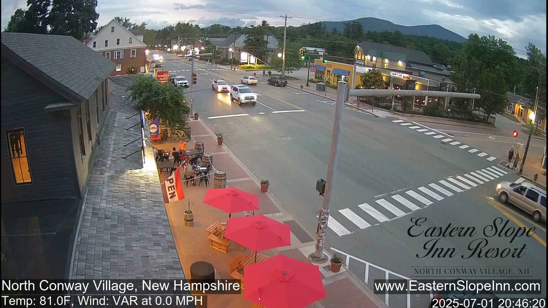 North Conway Village Live Cam - Conway, Carroll, New Hampshire, USA