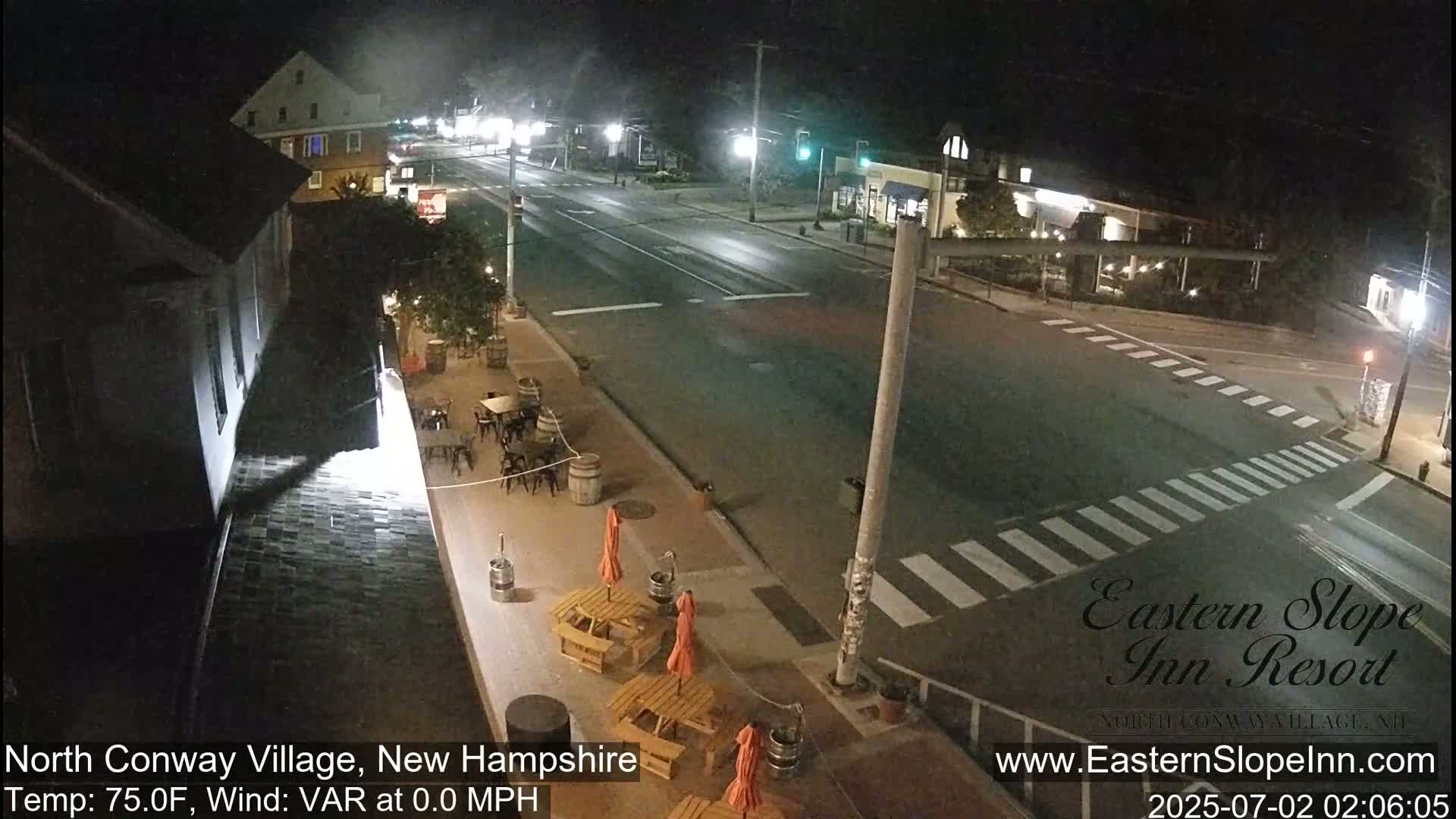 North Conway Village Live Cam - Conway, Carroll, New Hampshire, USA
