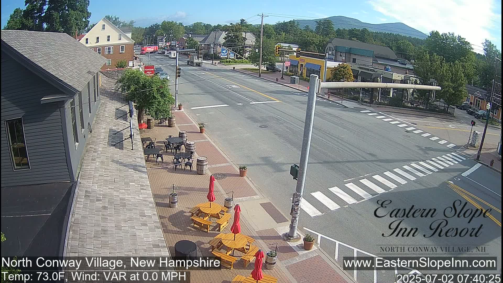 North Conway Village Live Cam - Conway, Carroll, New Hampshire, USA