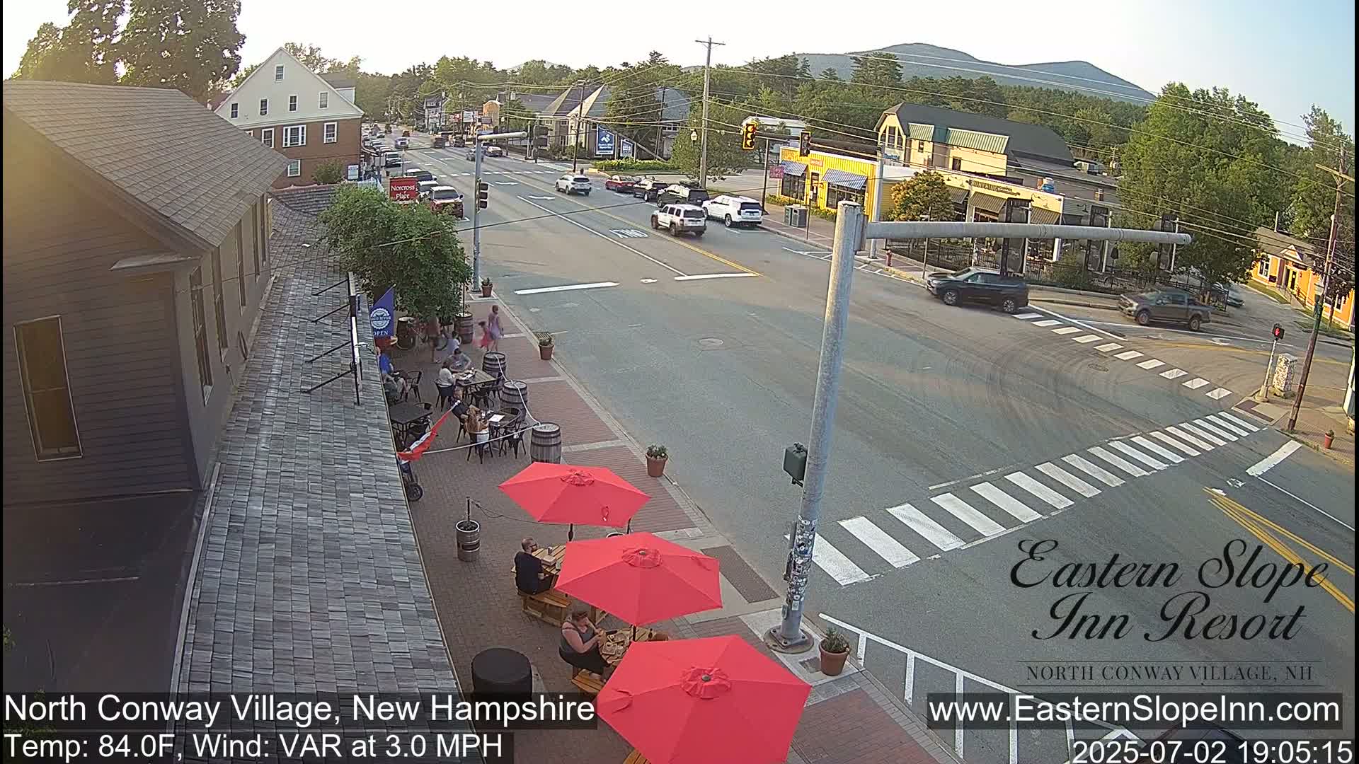 North Conway Village Live Cam - Conway, Carroll, New Hampshire, USA