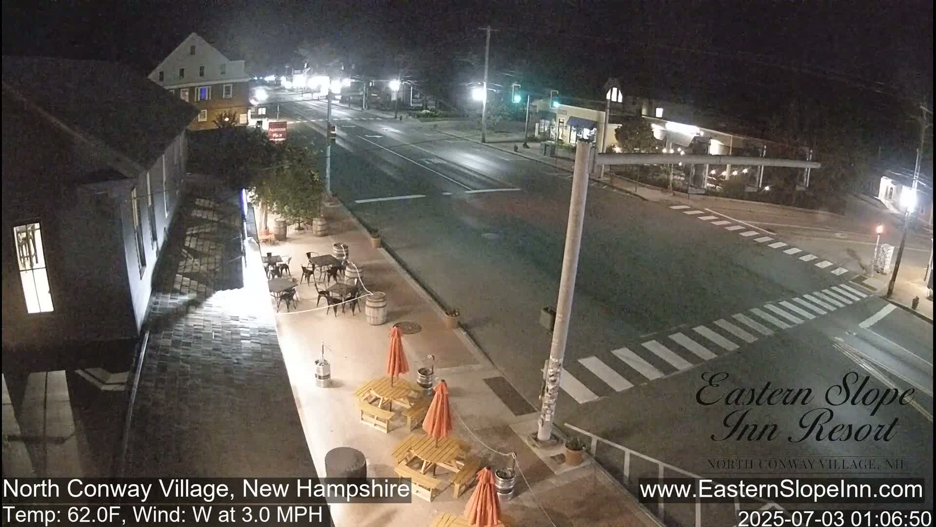 North Conway Village Live Cam - Conway, Carroll, New Hampshire, USA