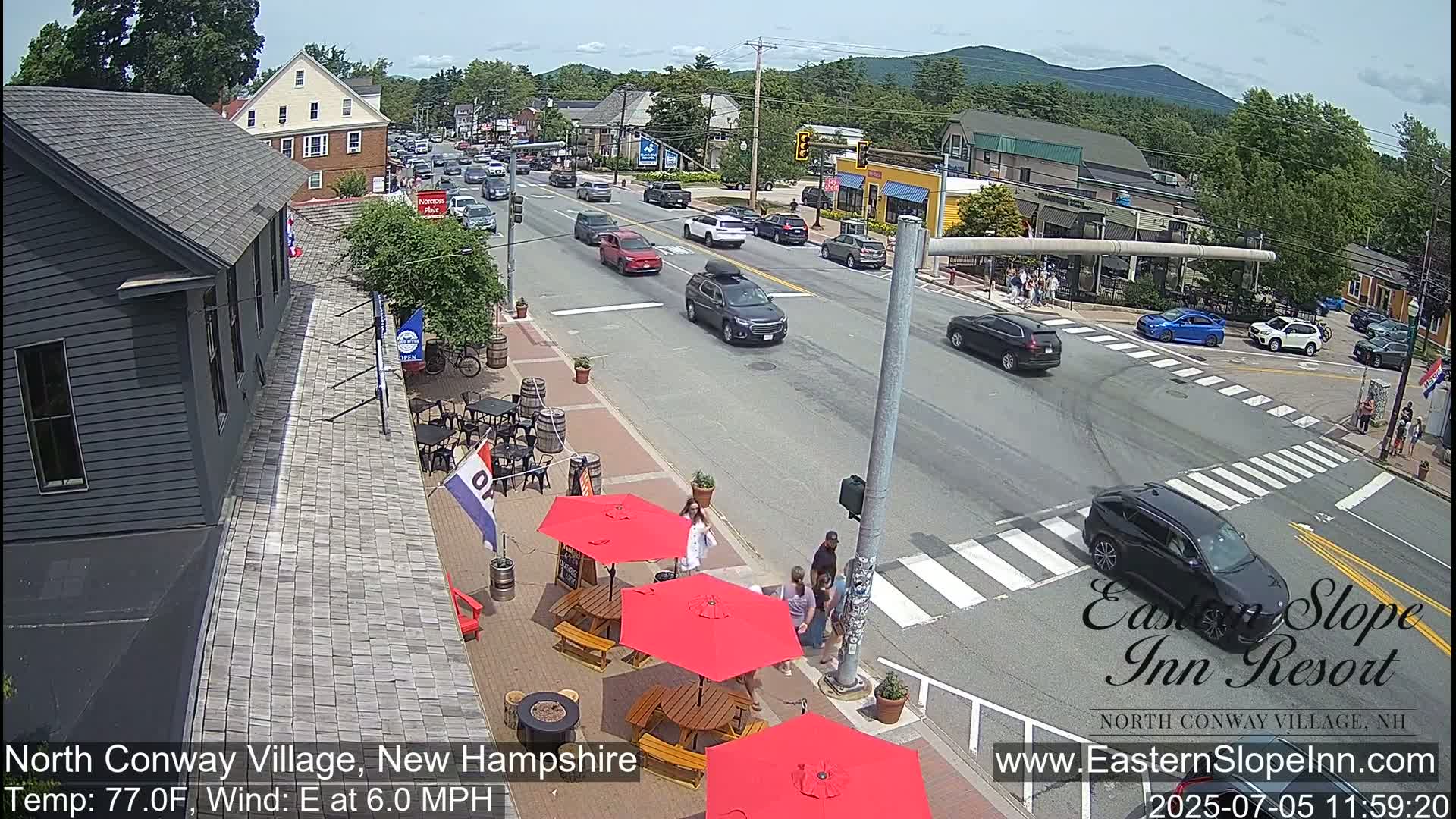North Conway Village Live Cam - Conway, Carroll, New Hampshire, USA