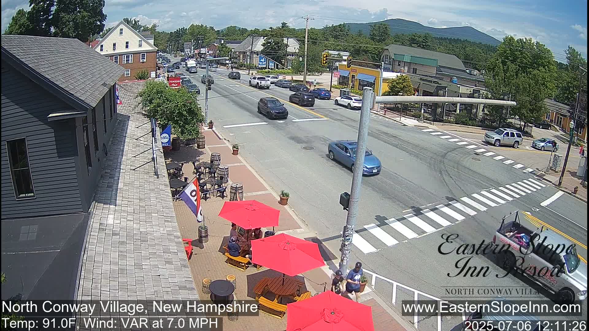 North Conway Village Live Cam - Conway, Carroll, New Hampshire, USA