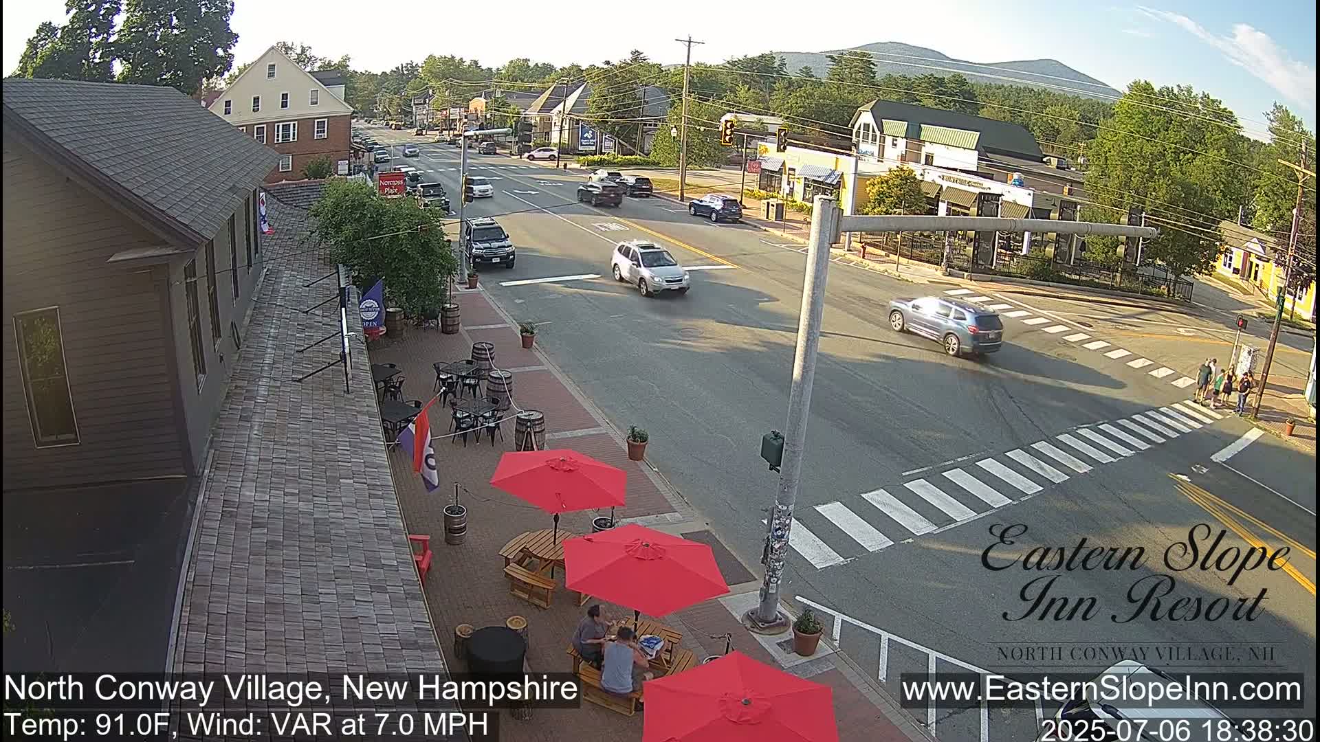 North Conway Village Live Cam - Conway, Carroll, New Hampshire, USA