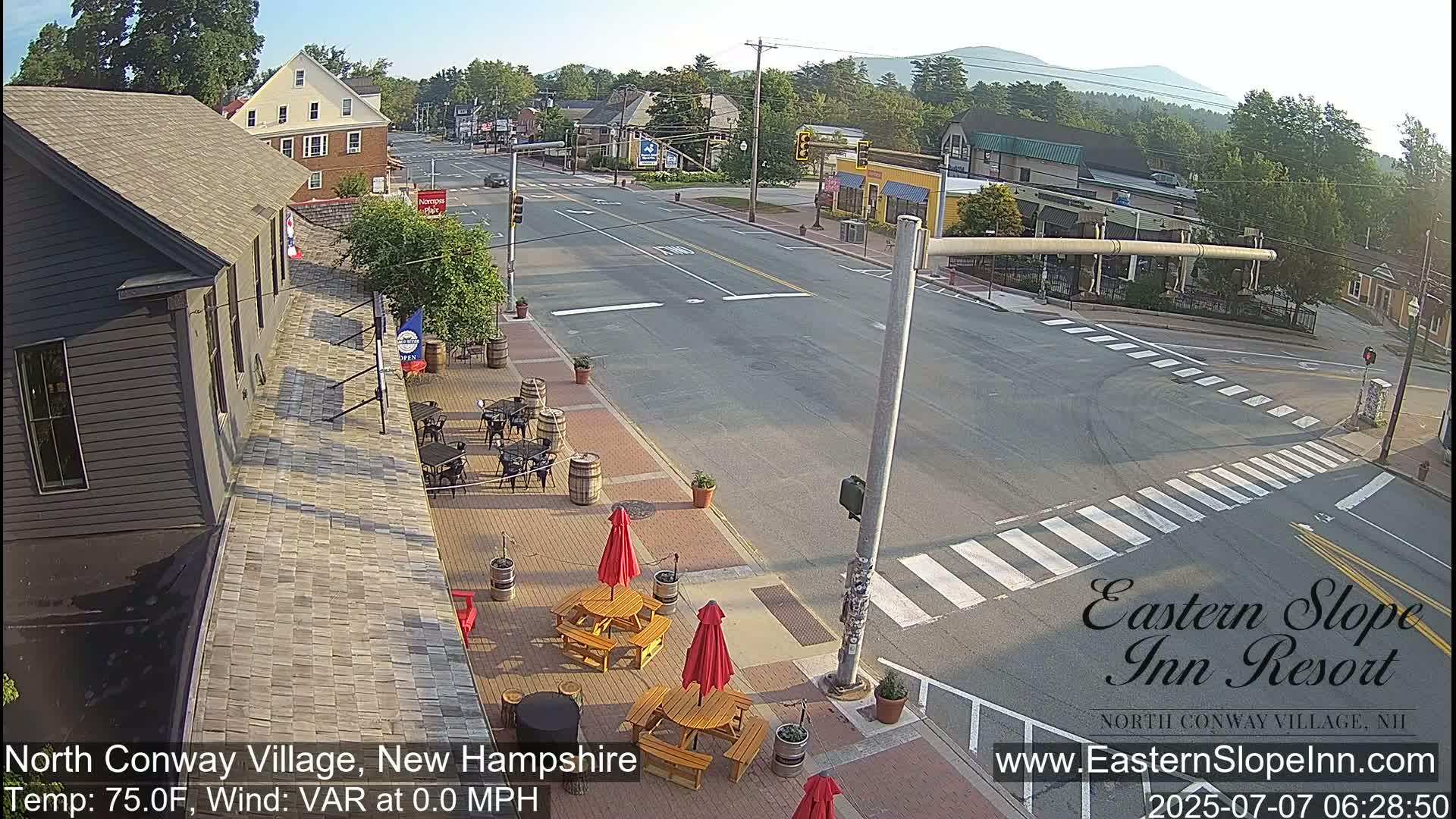 North Conway Village Live Cam - Conway, Carroll, New Hampshire, USA