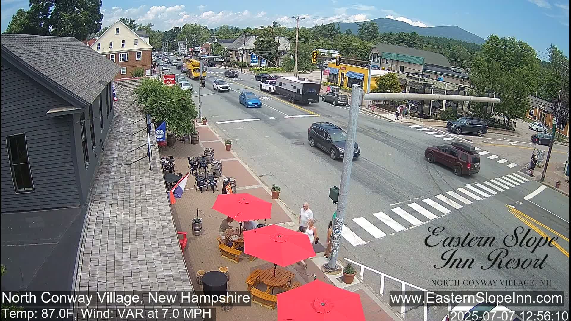 North Conway Village Live Cam - Conway, Carroll, New Hampshire, USA