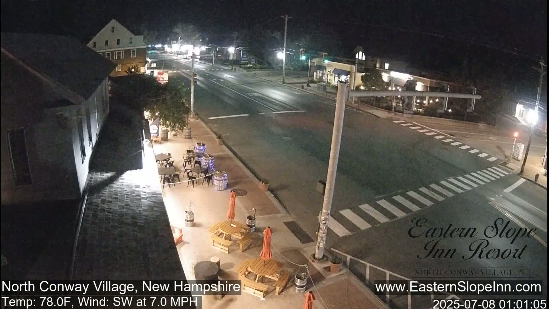 North Conway Village Live Cam - Conway, Carroll, New Hampshire, USA
