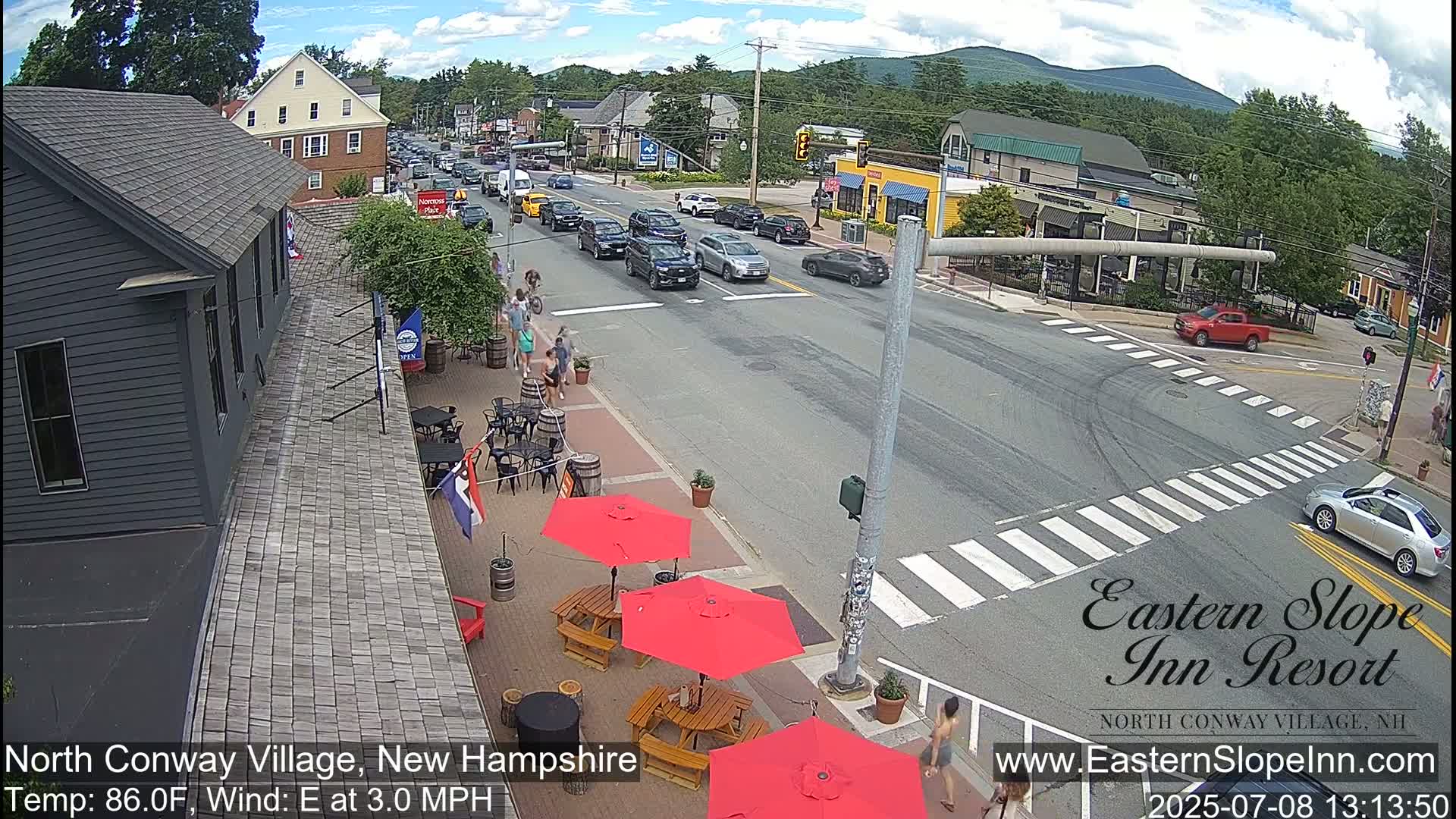 North Conway Village Live Cam - Conway, Carroll, New Hampshire, USA