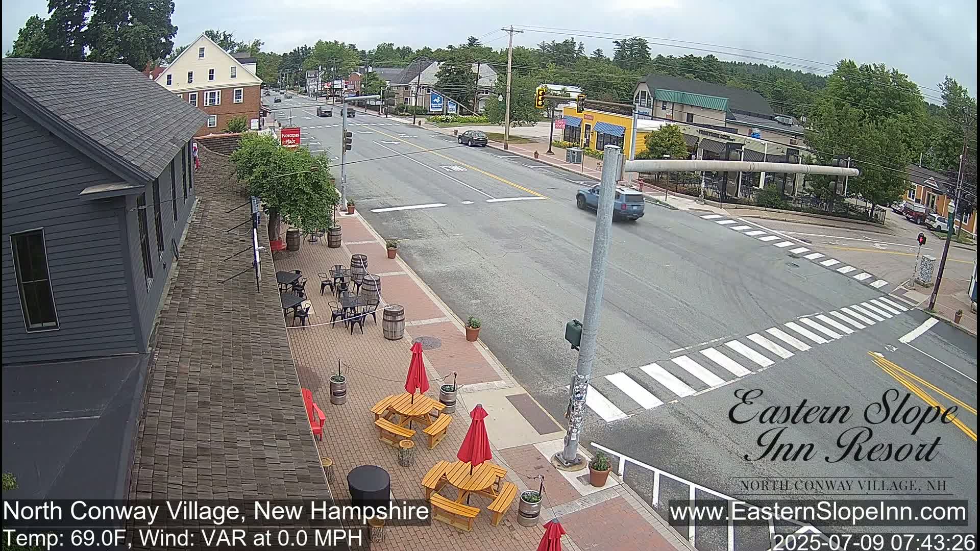 North Conway Village Live Cam - Conway, Carroll, New Hampshire, USA
