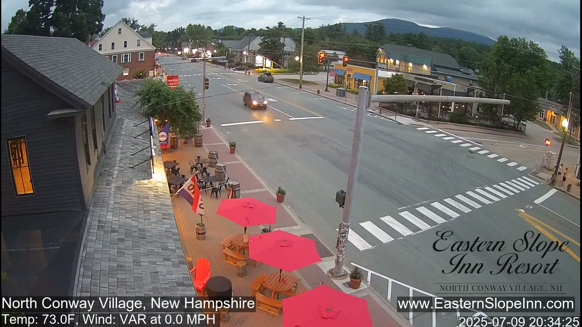 North Conway Village Live Cam - Conway, Carroll, New Hampshire, USA