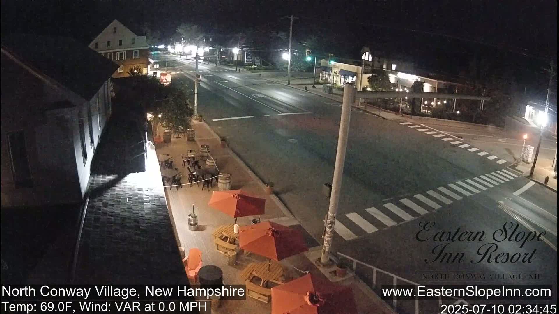 North Conway Village Live Cam - Conway, Carroll, New Hampshire, USA