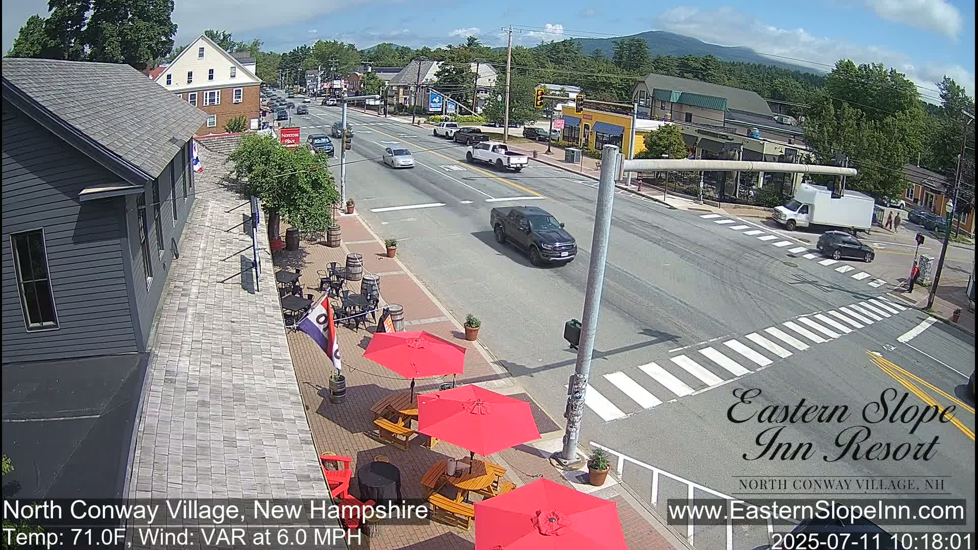 North Conway Village Live Cam - Conway, Carroll, New Hampshire, USA
