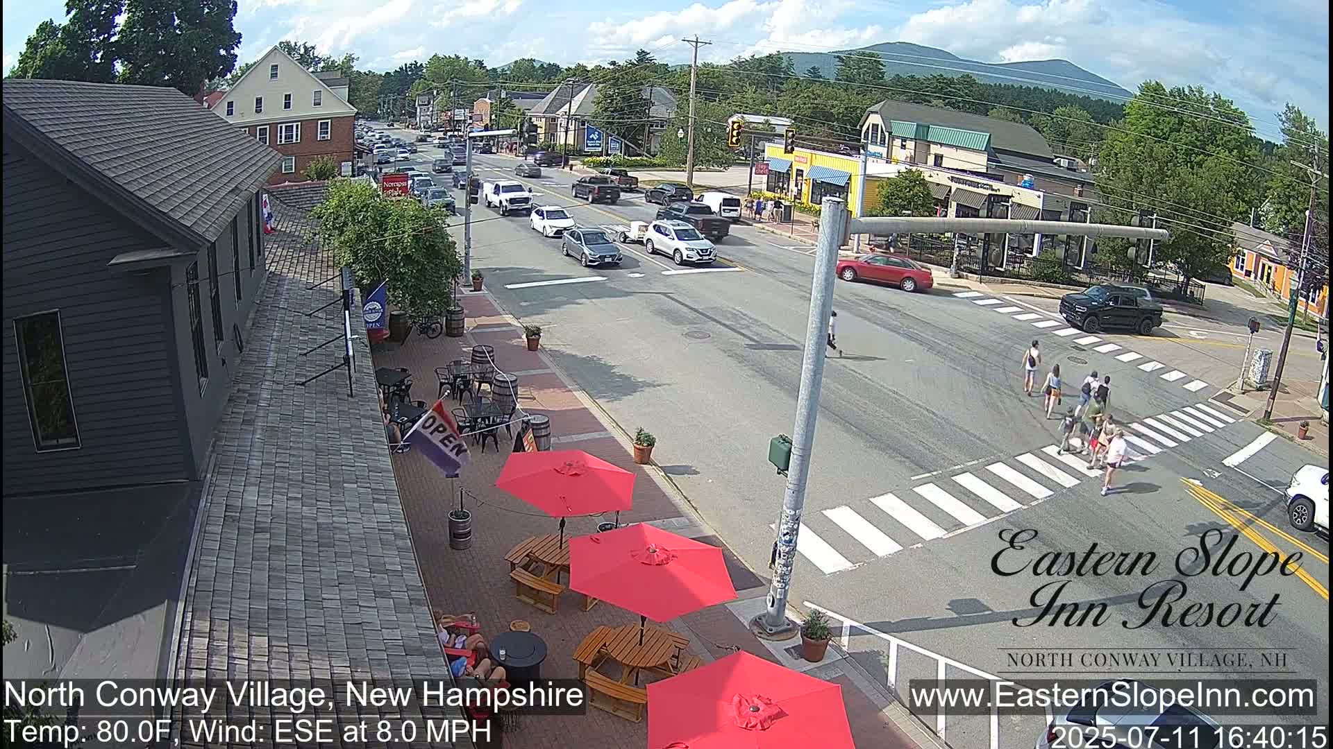 North Conway Village Live Cam - Conway, Carroll, New Hampshire, USA