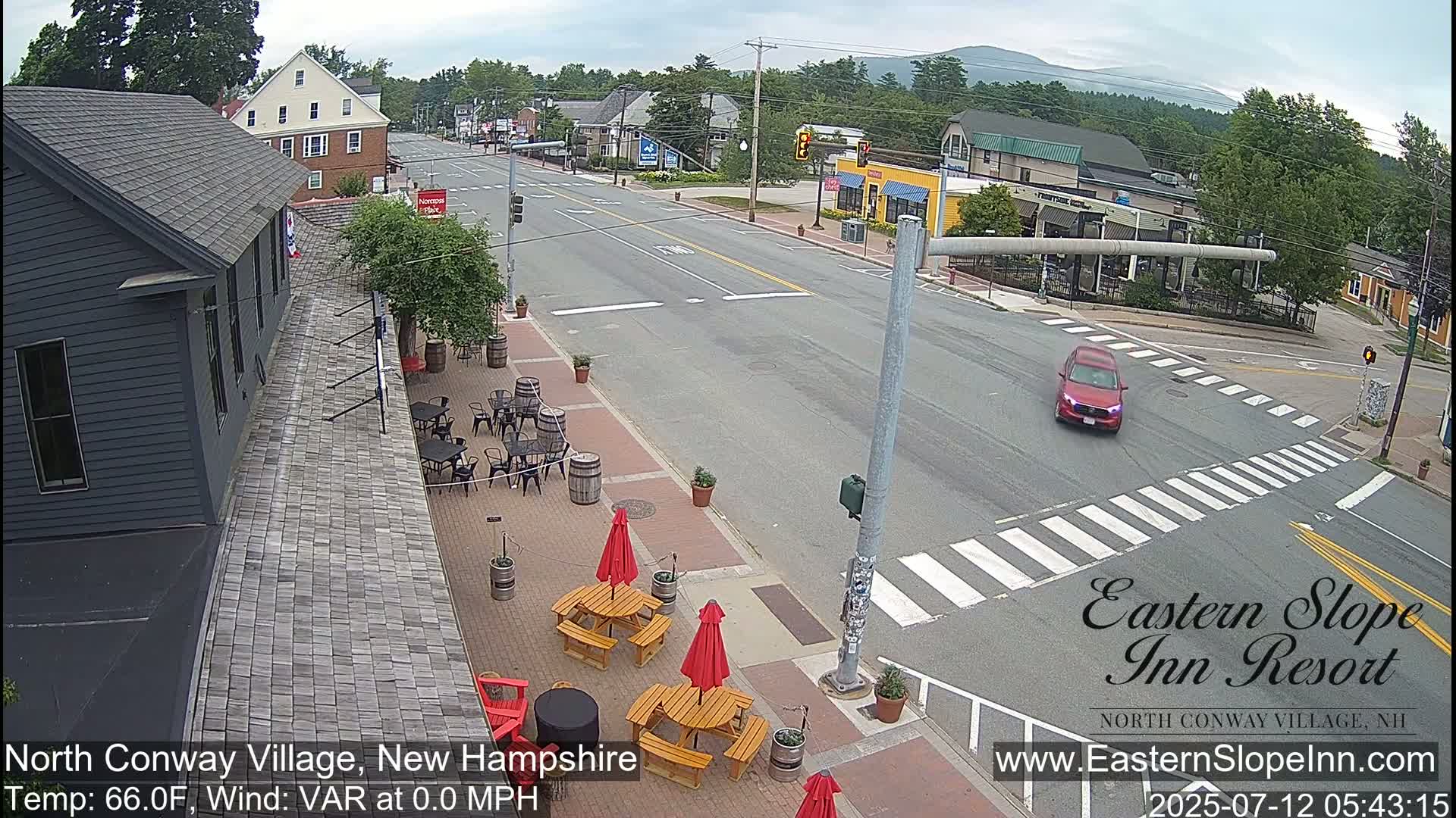 North Conway Village Live Cam - Conway, Carroll, New Hampshire, USA