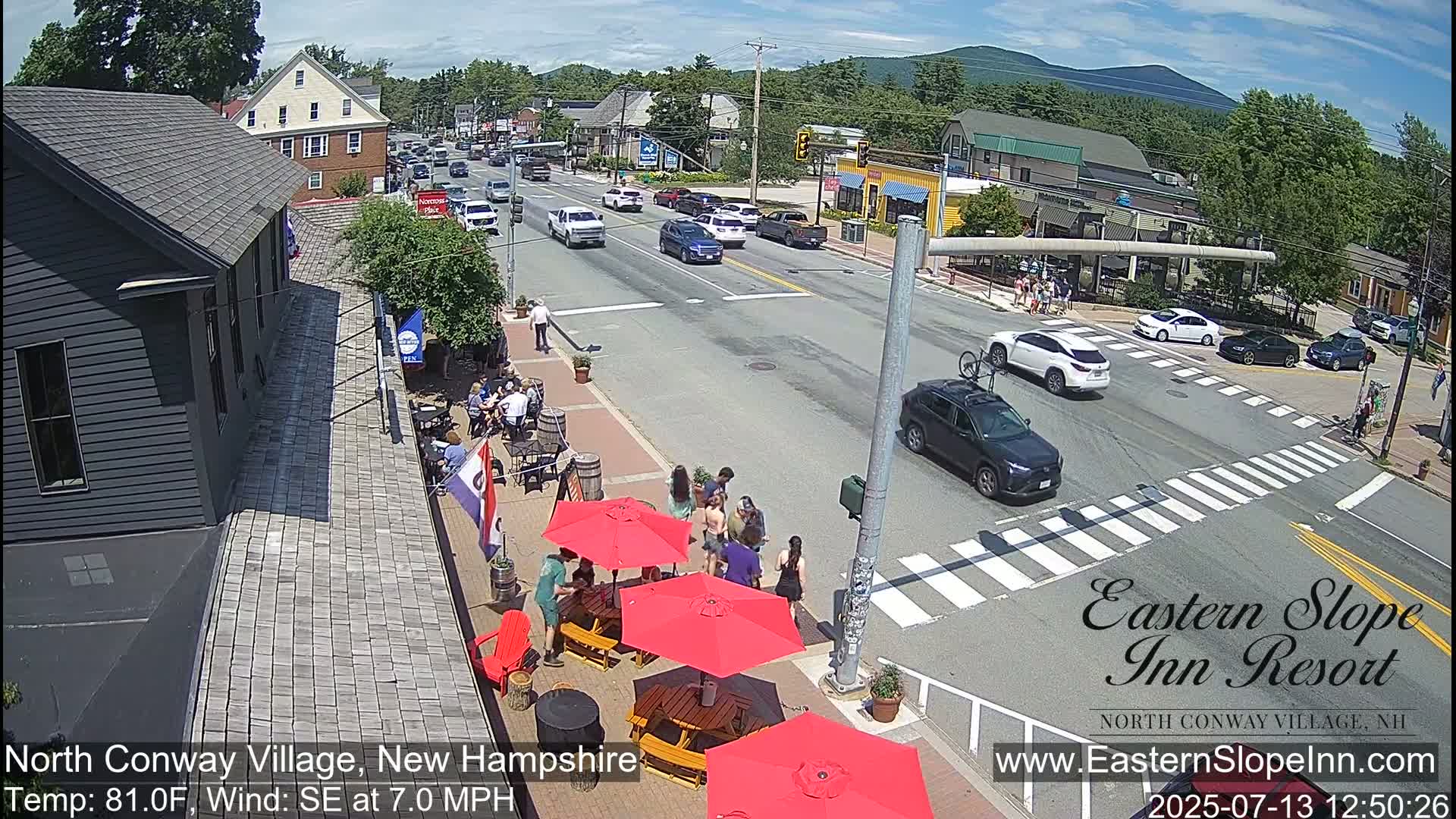 North Conway Village Live Cam - Conway, Carroll, New Hampshire, USA