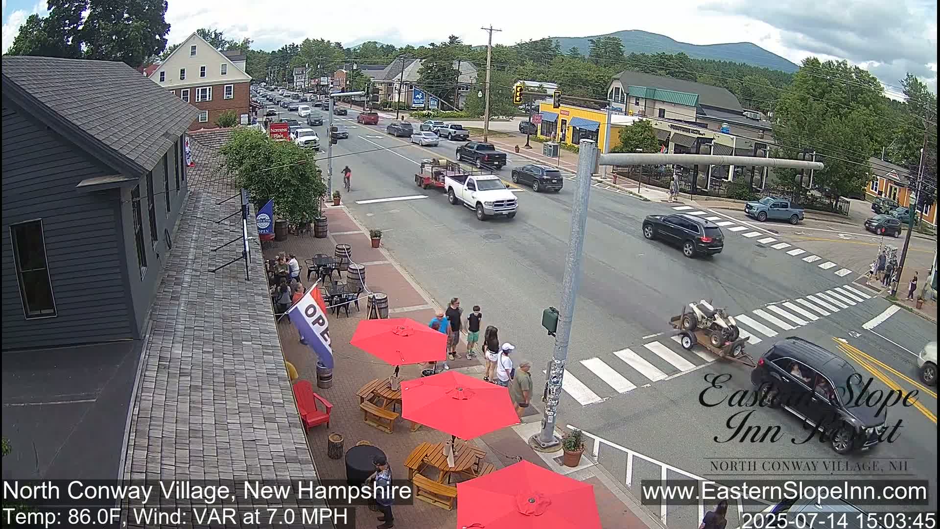 North Conway Village Live Cam - Conway, Carroll, New Hampshire, USA