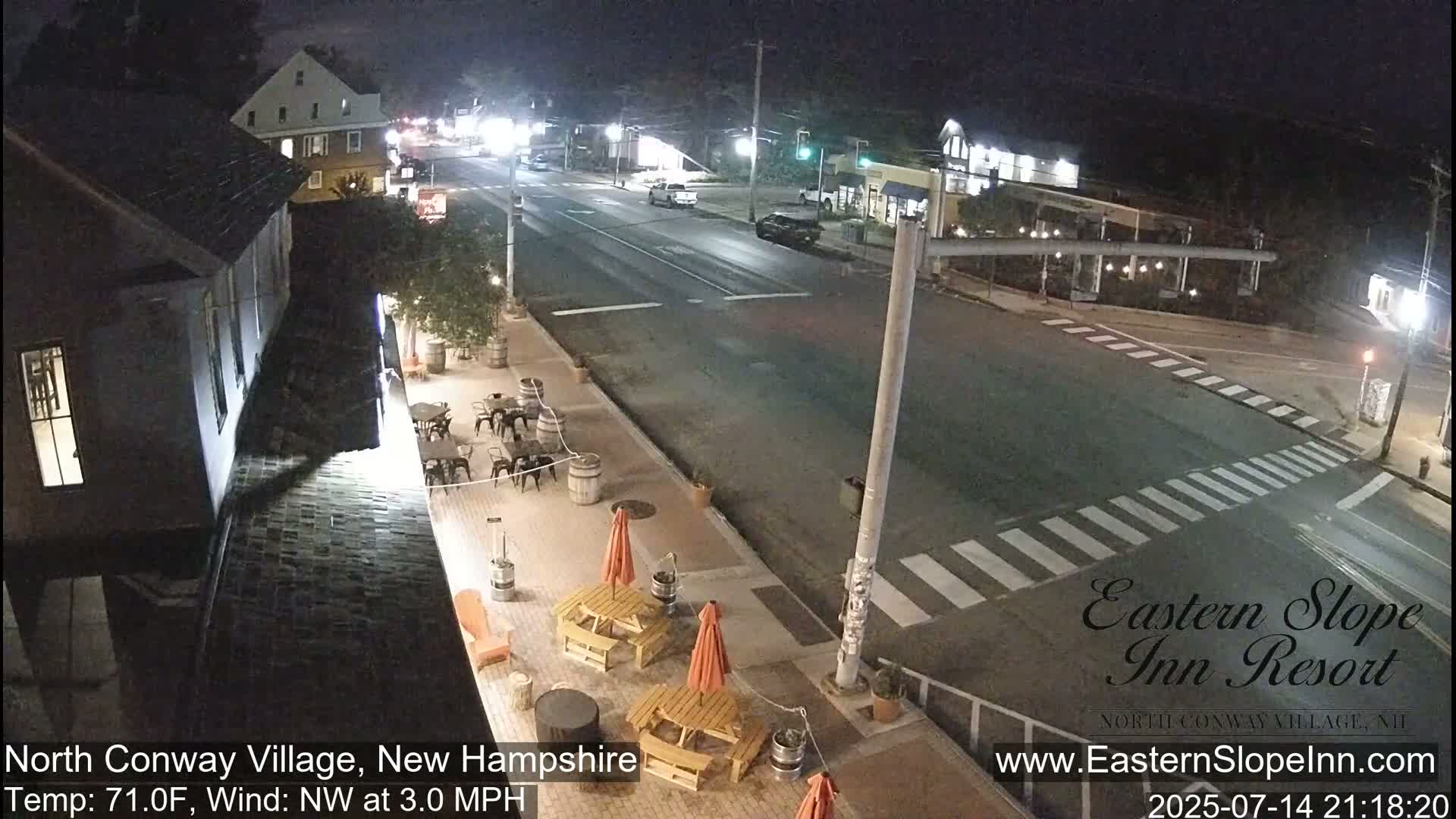 North Conway Village Live Cam - Conway, Carroll, New Hampshire, USA