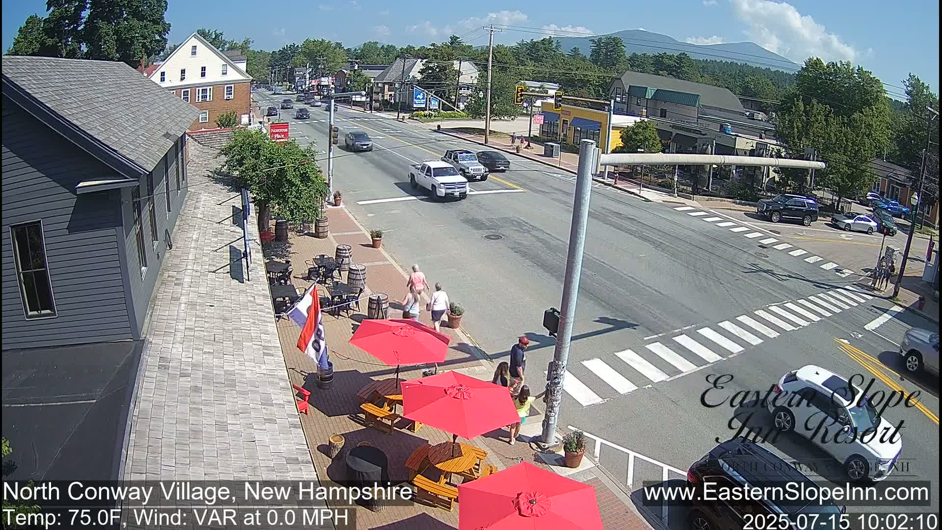 North Conway Village Live Cam - Conway, Carroll, New Hampshire, USA