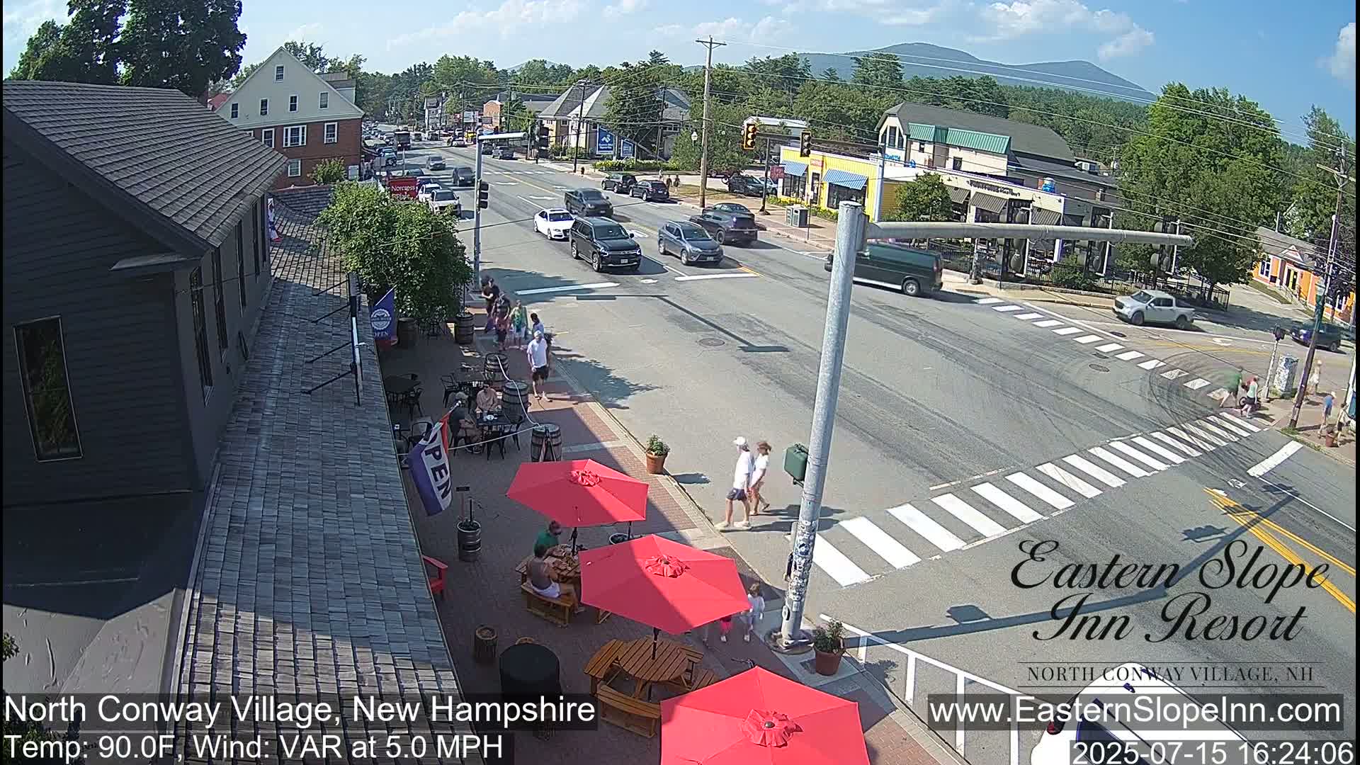 North Conway Village Live Cam - Conway, Carroll, New Hampshire, USA