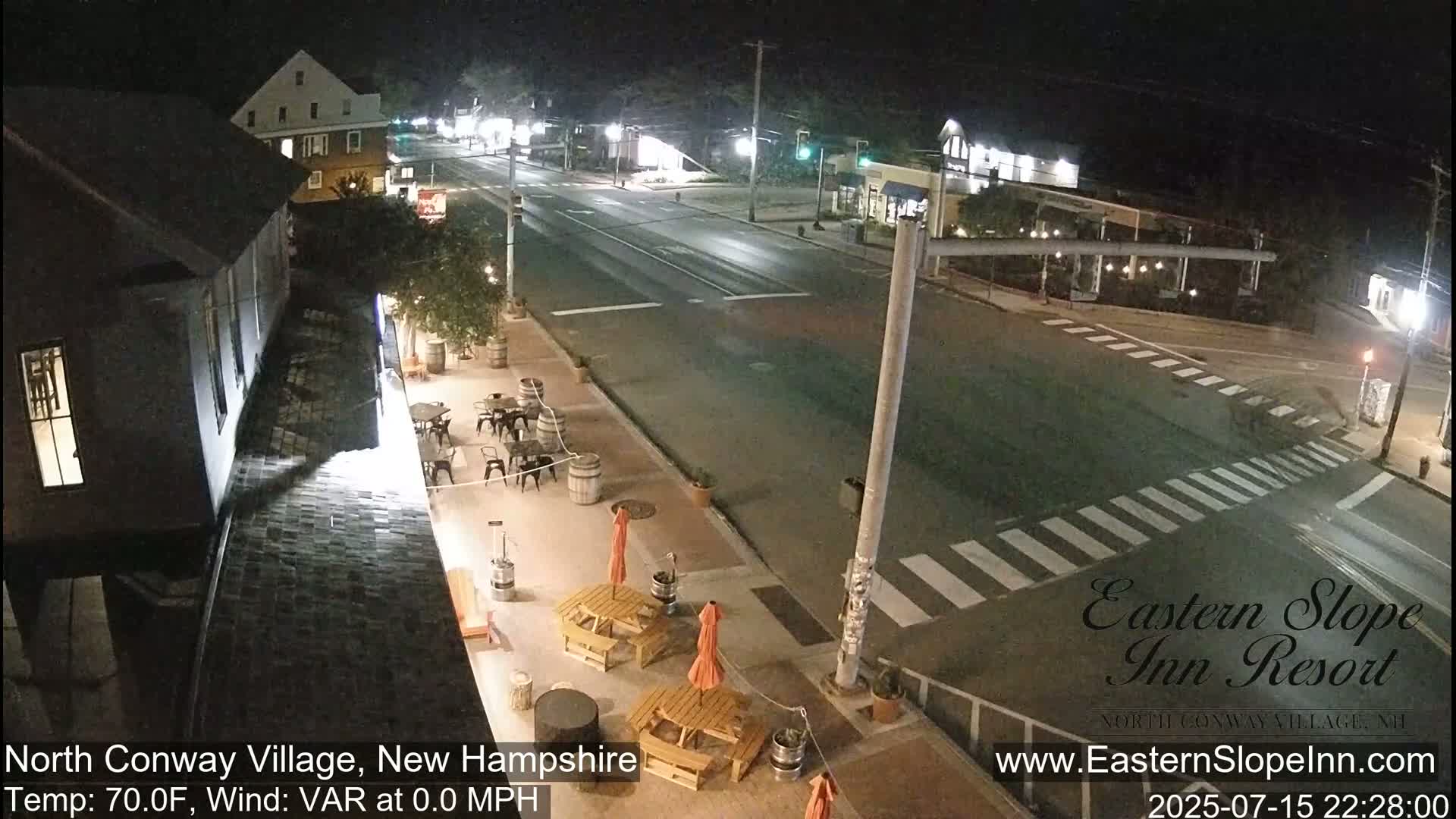 North Conway Village Live Cam - Conway, Carroll, New Hampshire, USA