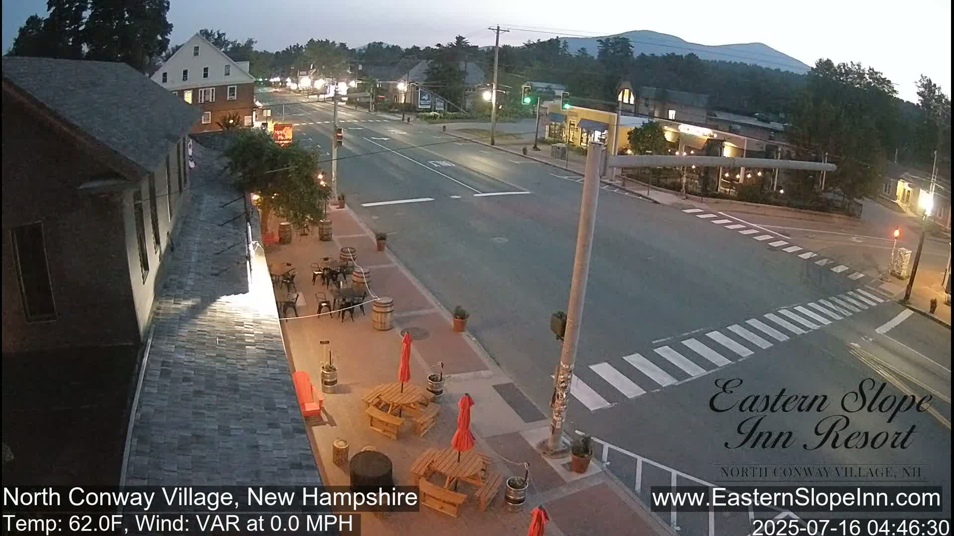 North Conway Village Live Cam - Conway, Carroll, New Hampshire, USA