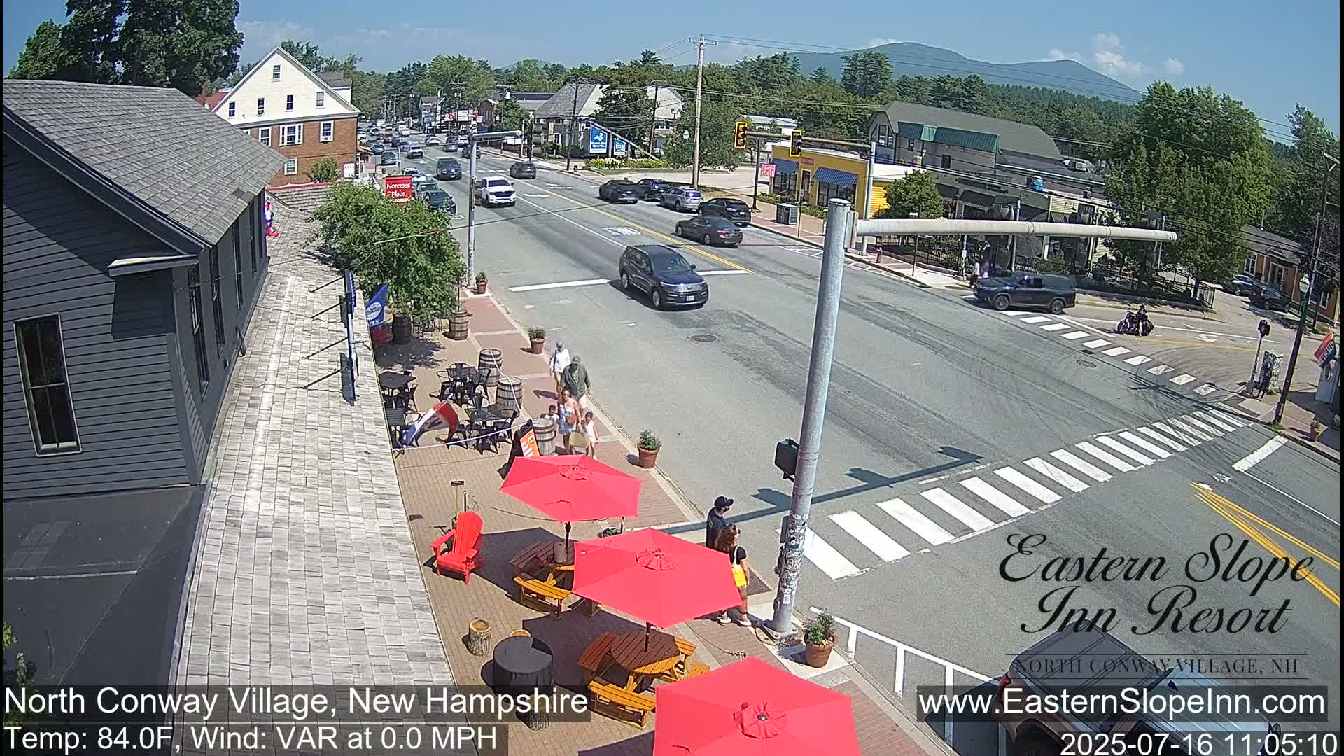 North Conway Village Live Cam - Conway, Carroll, New Hampshire, USA