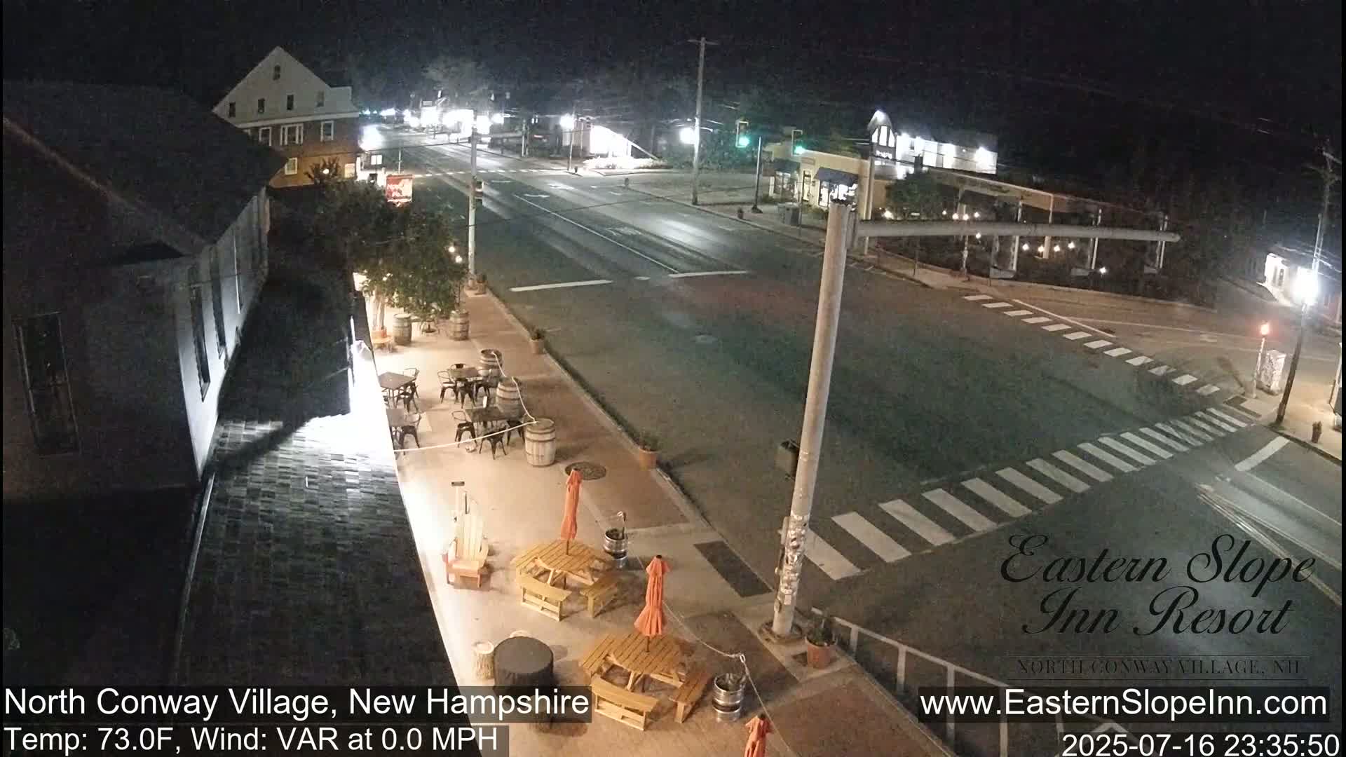North Conway Village Live Cam - Conway, Carroll, New Hampshire, USA