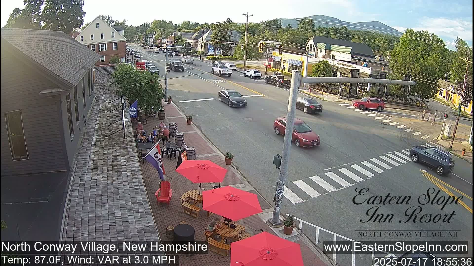 North Conway Village Live Cam - Conway, Carroll, New Hampshire, USA