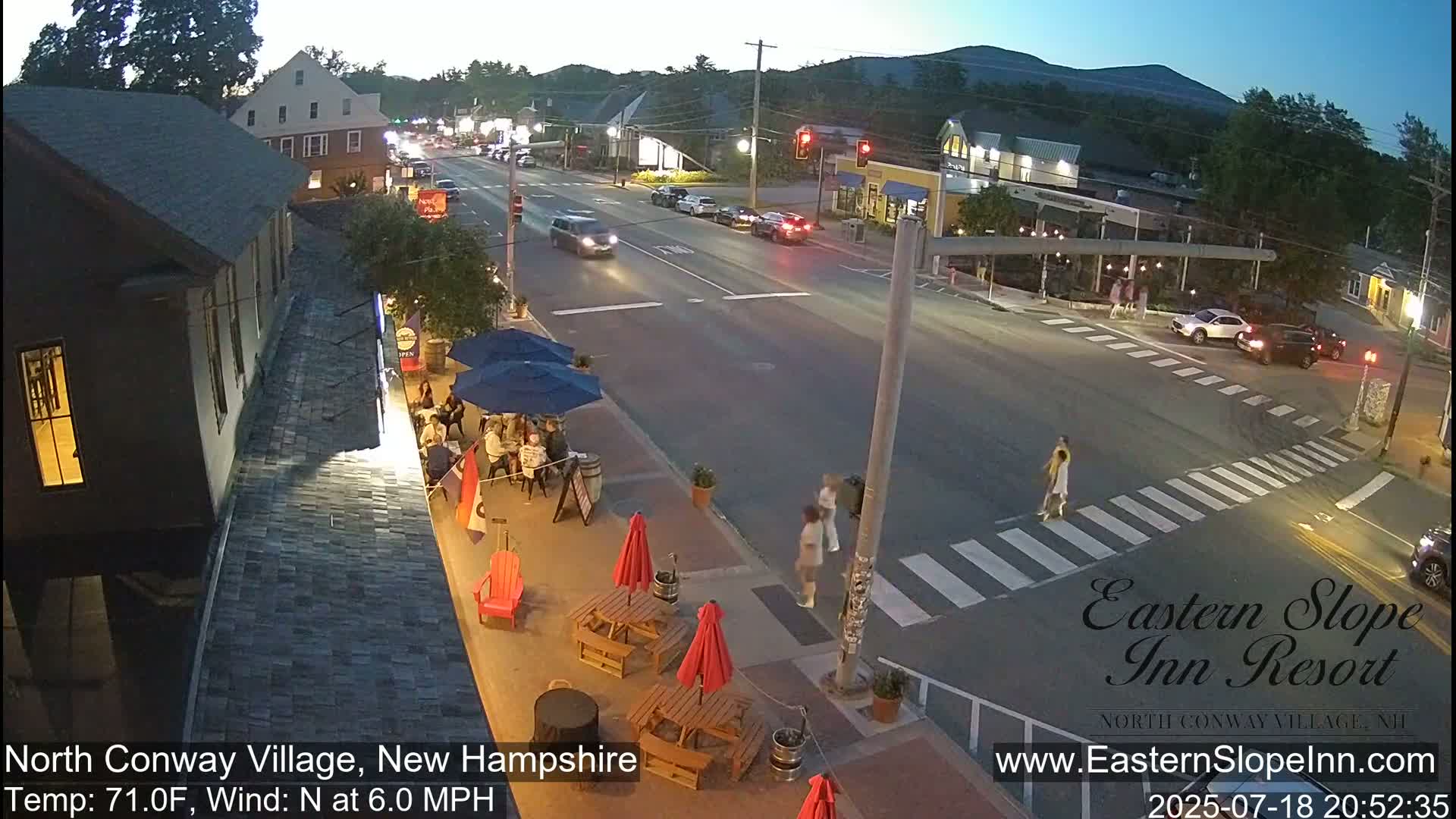 North Conway Village Live Cam - Conway, Carroll, New Hampshire, USA