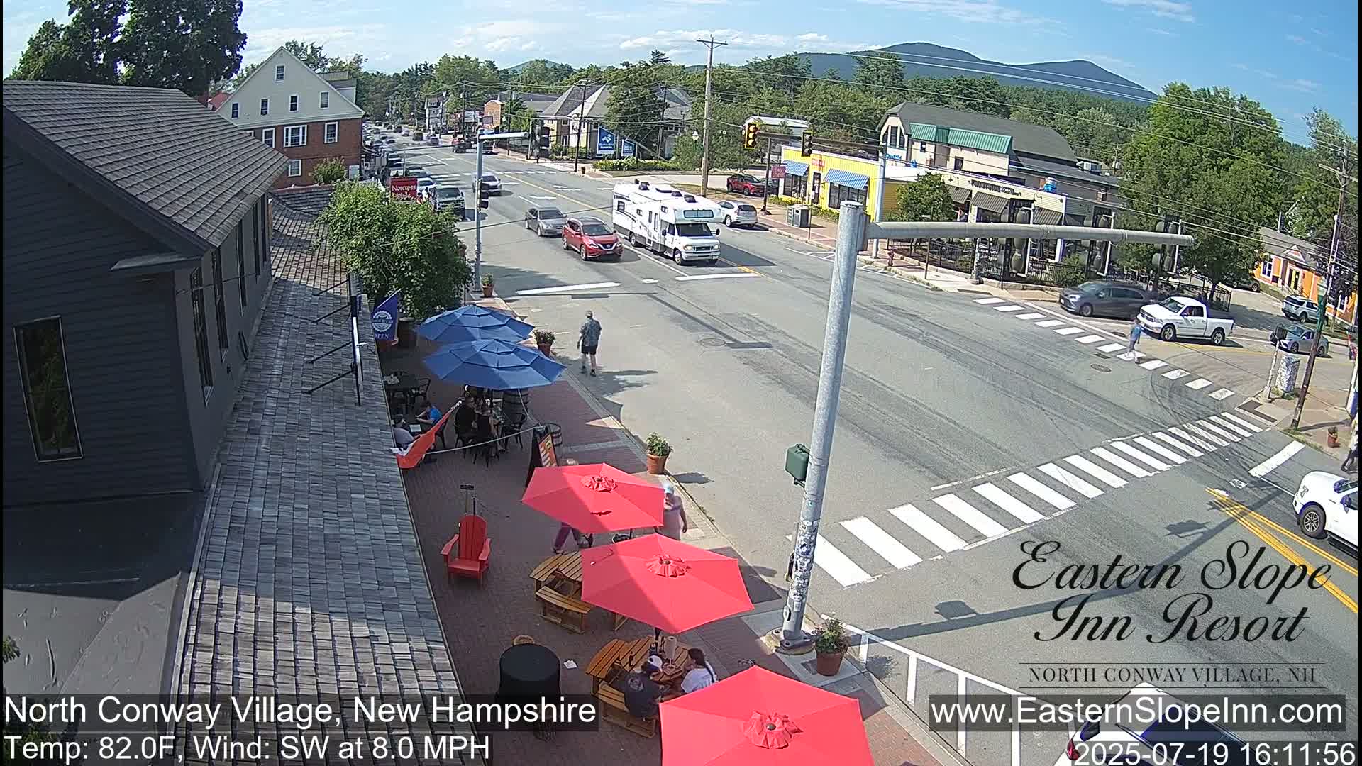 North Conway Village Live Cam - Conway, Carroll, New Hampshire, USA