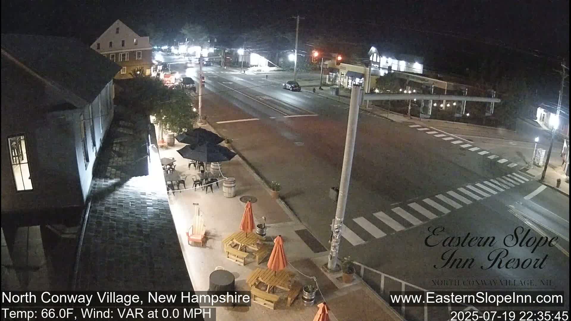 North Conway Village Live Cam - Conway, Carroll, New Hampshire, USA