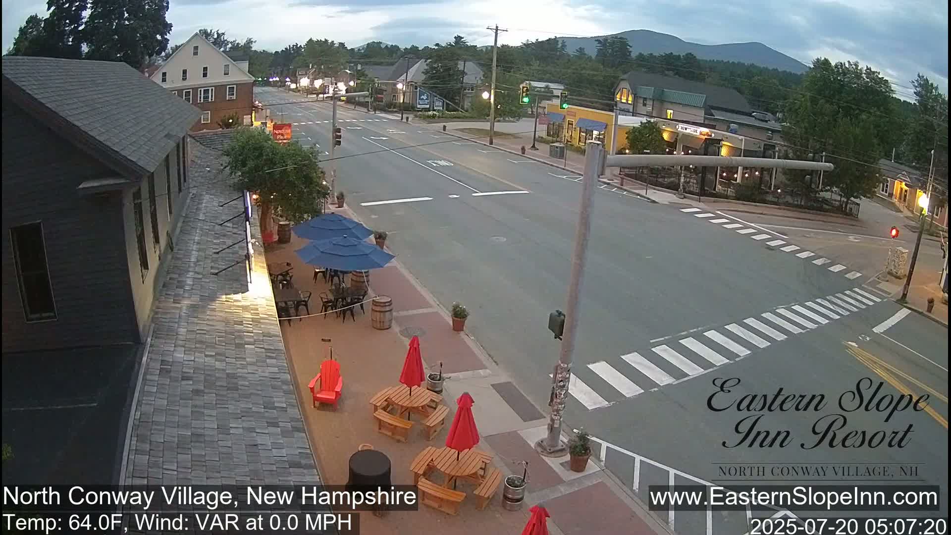 North Conway Village Live Cam - Conway, Carroll, New Hampshire, USA