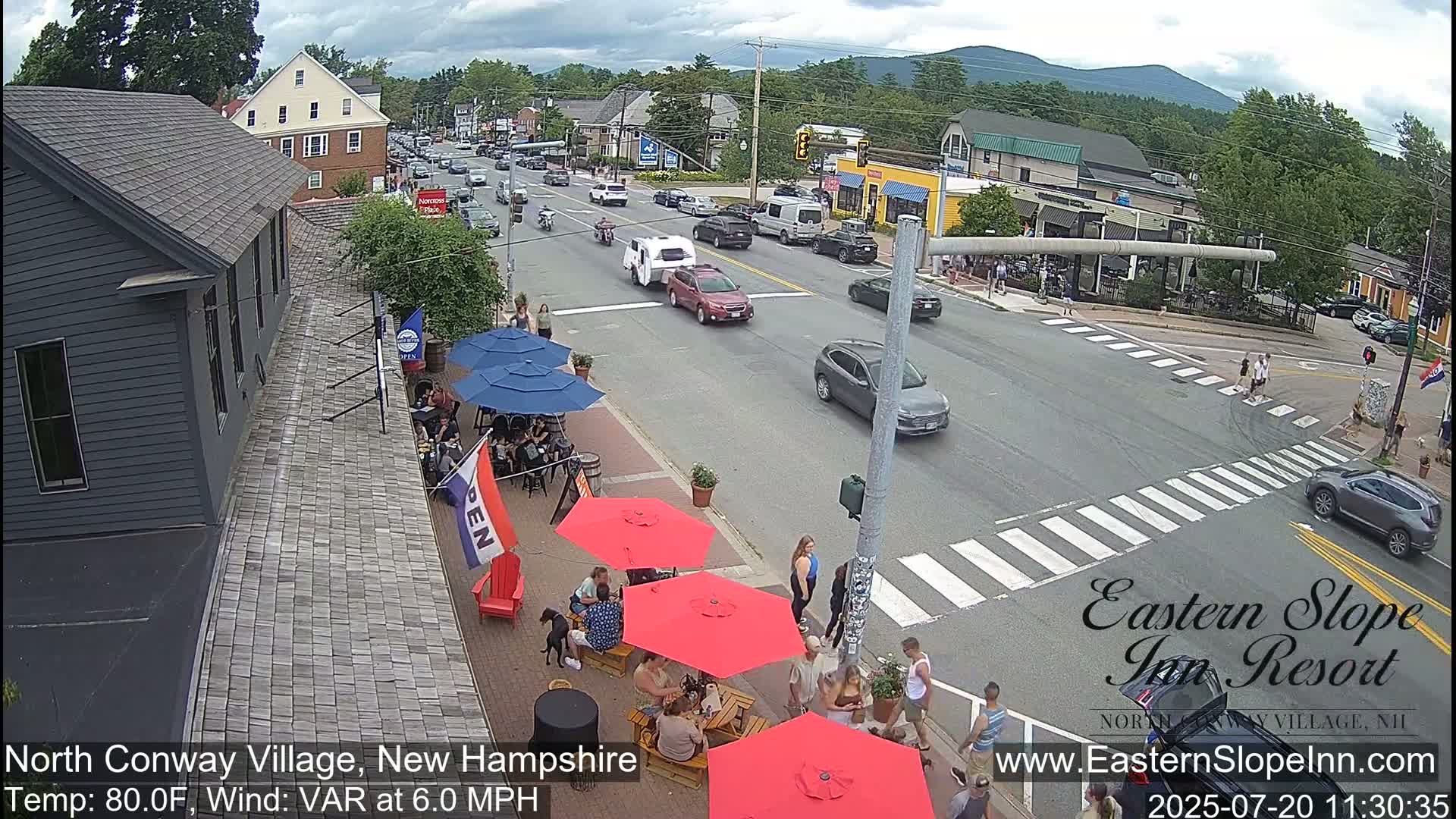North Conway Village Live Cam - Conway, Carroll, New Hampshire, USA