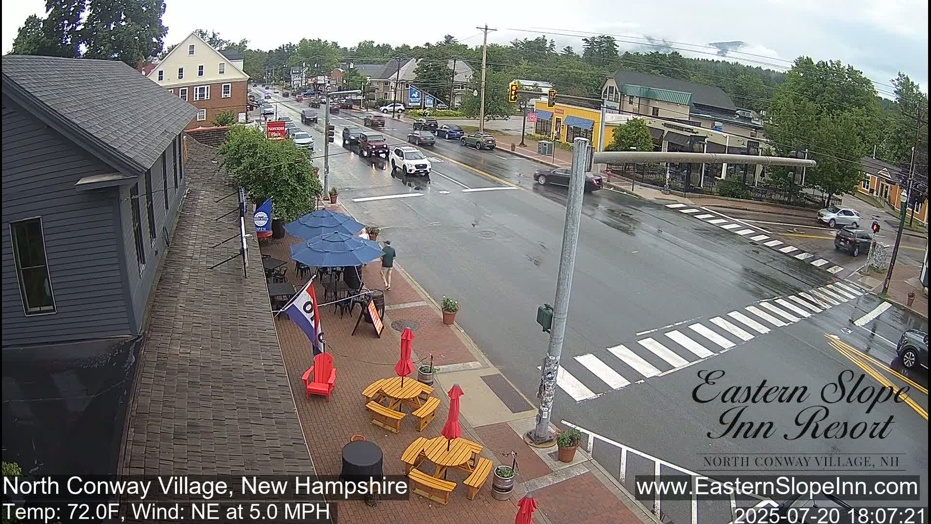 North Conway Village Live Cam - Conway, Carroll, New Hampshire, USA
