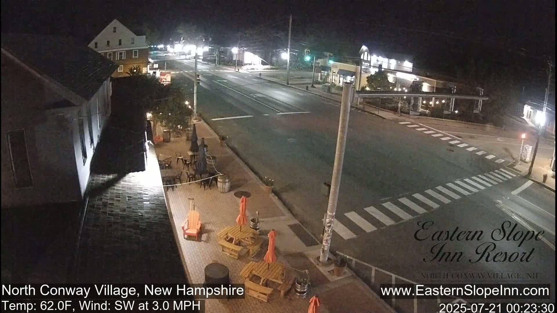 North Conway Village Live Cam - Conway, Carroll, New Hampshire, USA