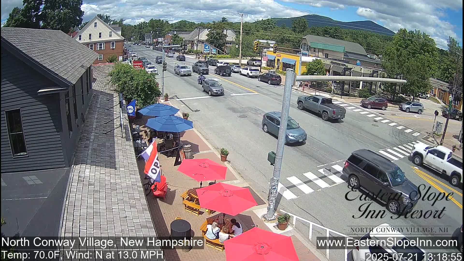 North Conway Village Live Cam - Conway, Carroll, New Hampshire, USA