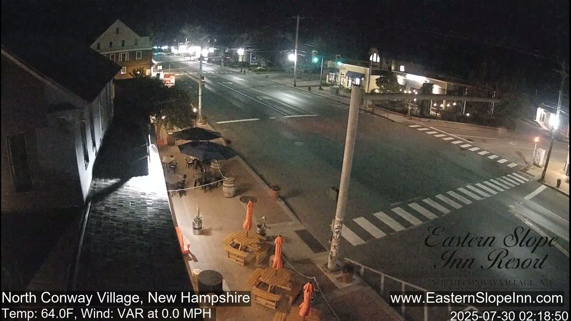 North Conway Village Live Cam - Conway, Carroll, New Hampshire, USA