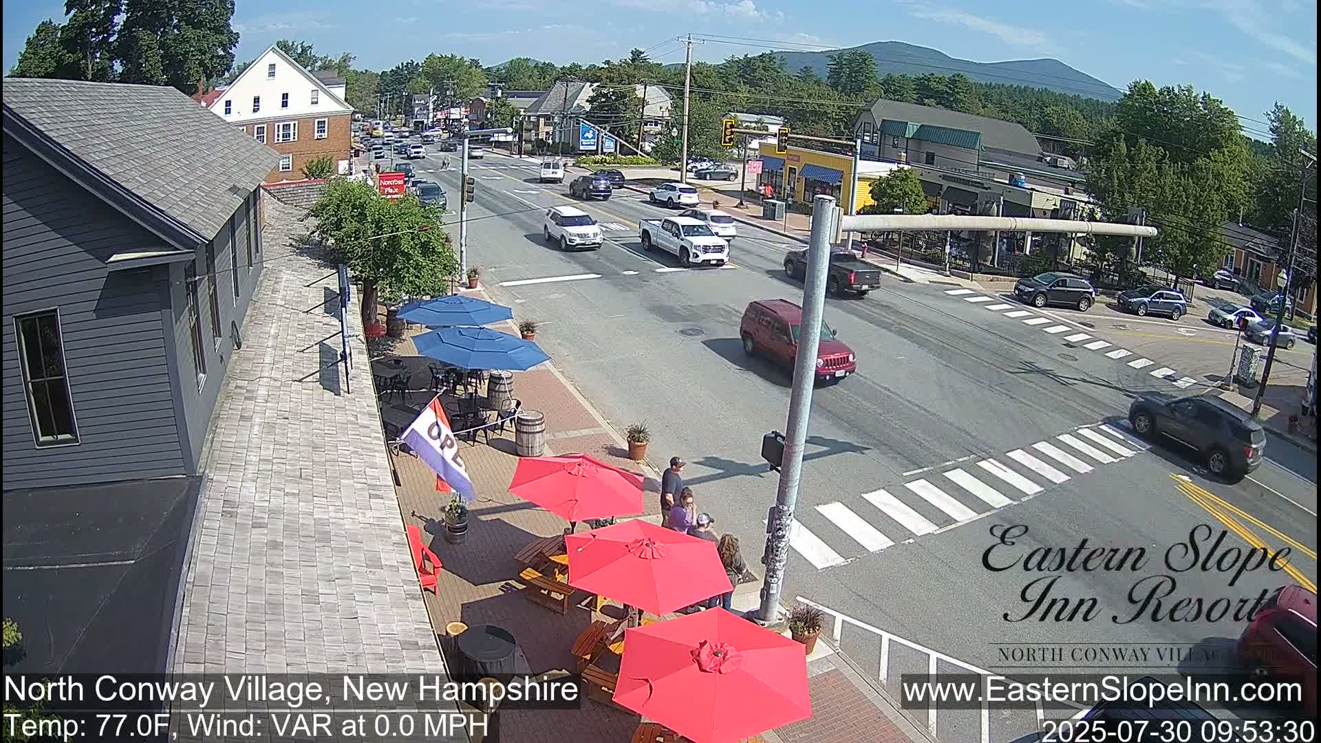 North Conway Village Live Cam - Conway, Carroll, New Hampshire, USA