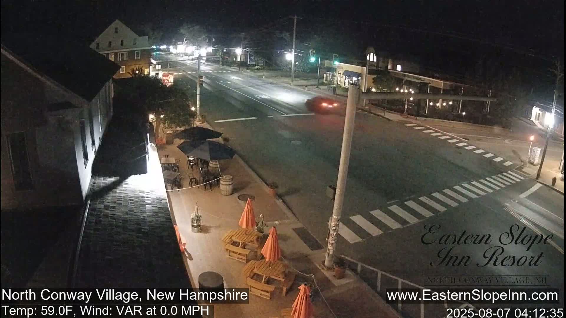 North Conway Village Live Cam - Conway, Carroll, New Hampshire, USA