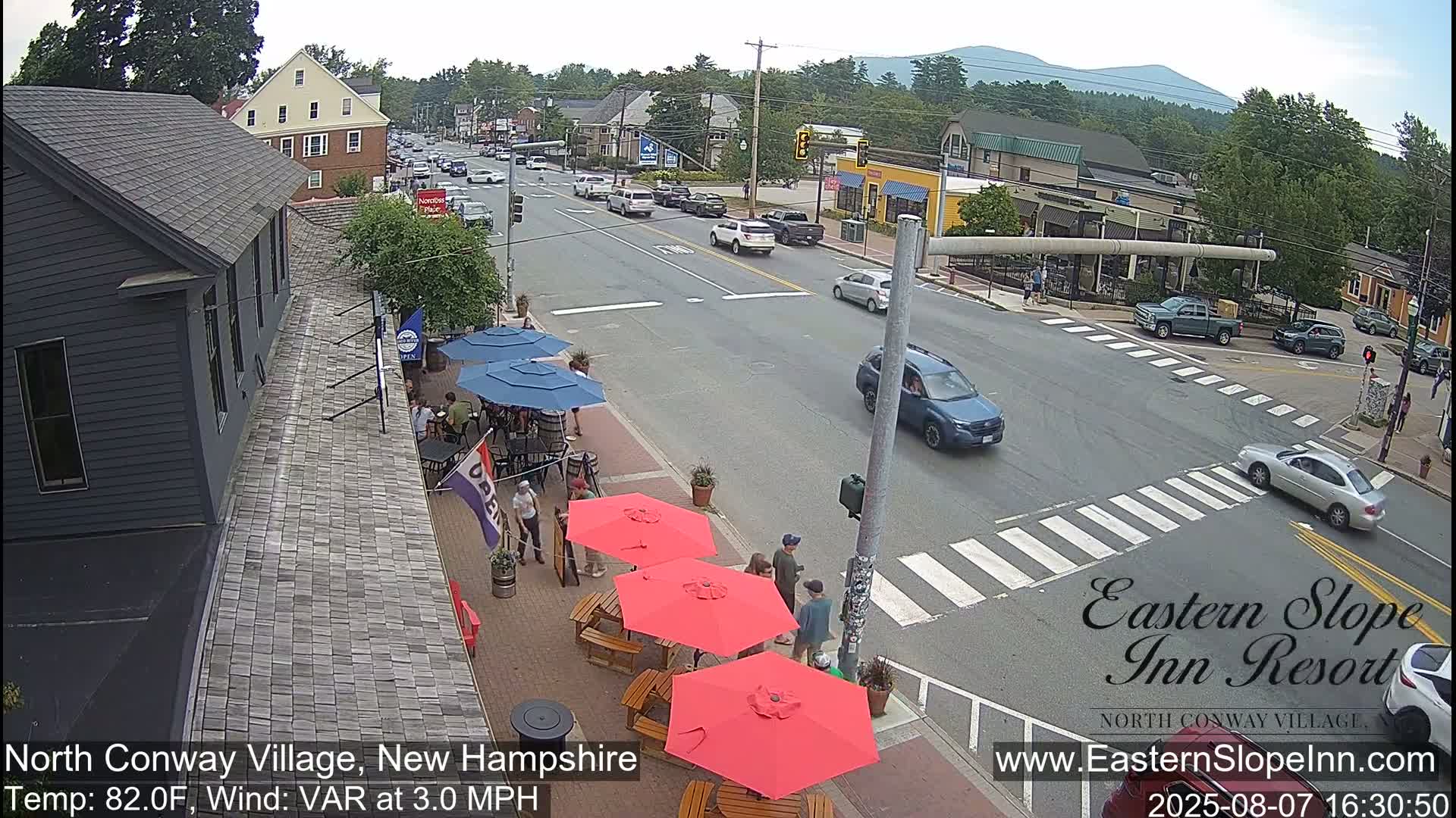 North Conway Village Live Cam - Conway, Carroll, New Hampshire, USA