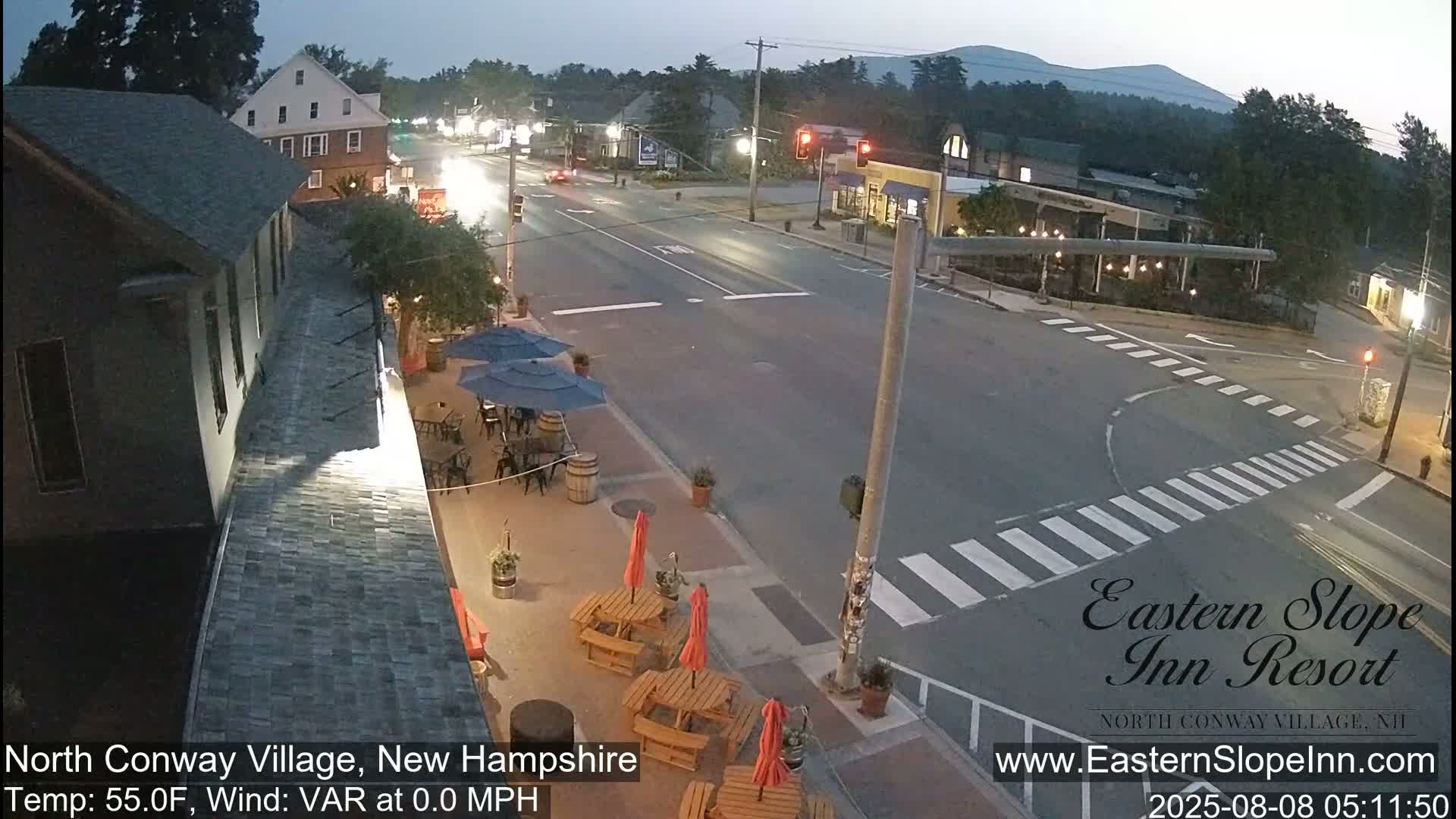 North Conway Village Live Cam - Conway, Carroll, New Hampshire, USA
