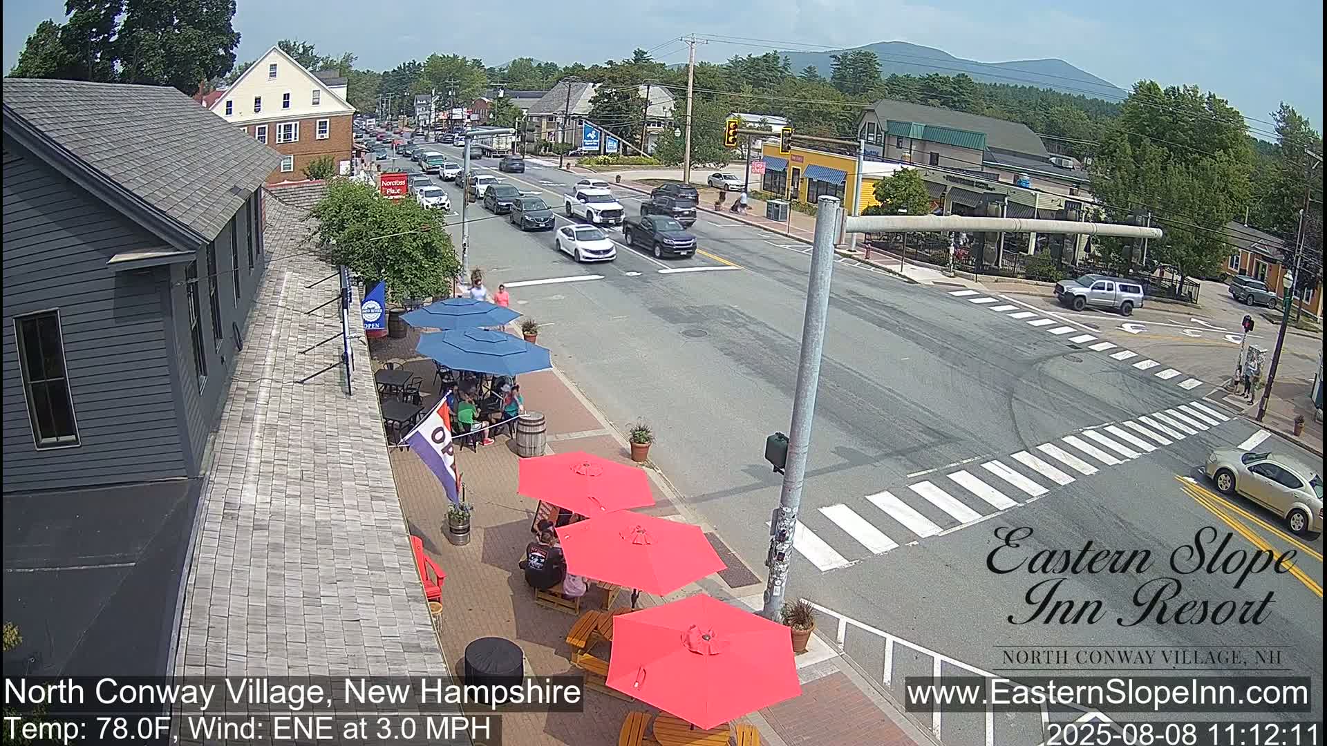 North Conway Village Live Cam - Conway, Carroll, New Hampshire, USA