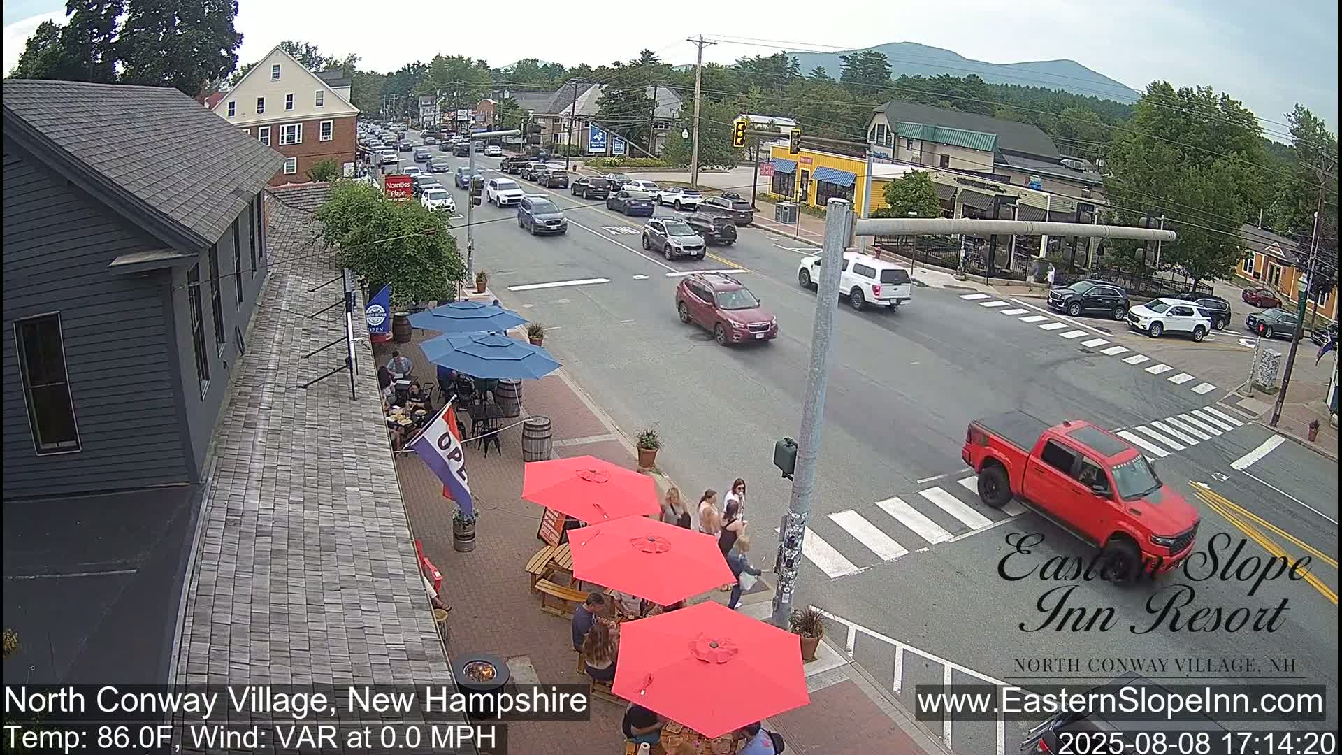 North Conway Village Live Cam - Conway, Carroll, New Hampshire, USA