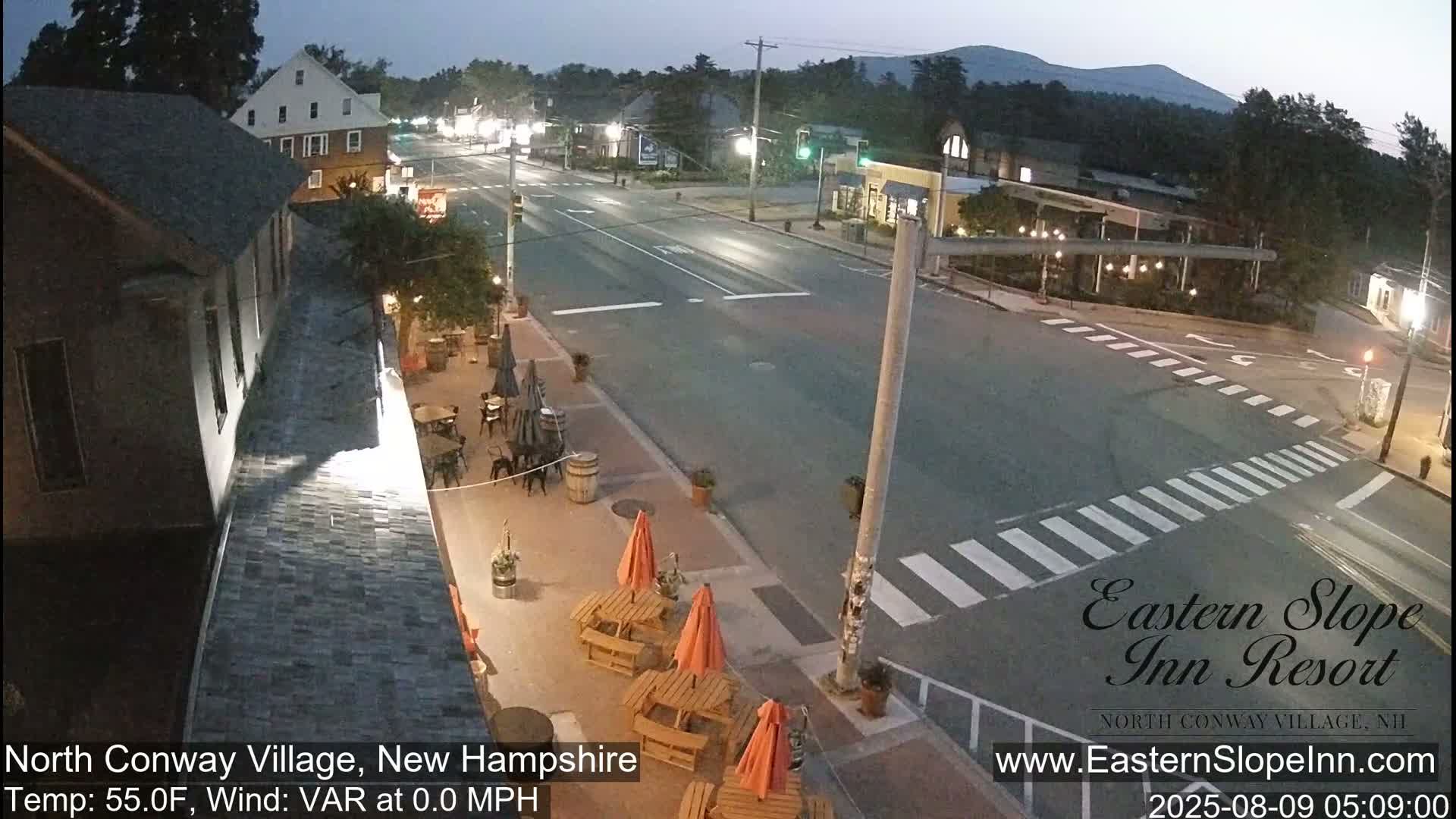 North Conway Village Live Cam - Conway, Carroll, New Hampshire, USA