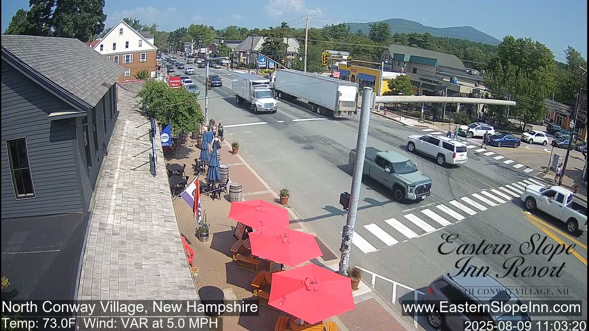 North Conway Village Live Cam - Conway, Carroll, New Hampshire, USA