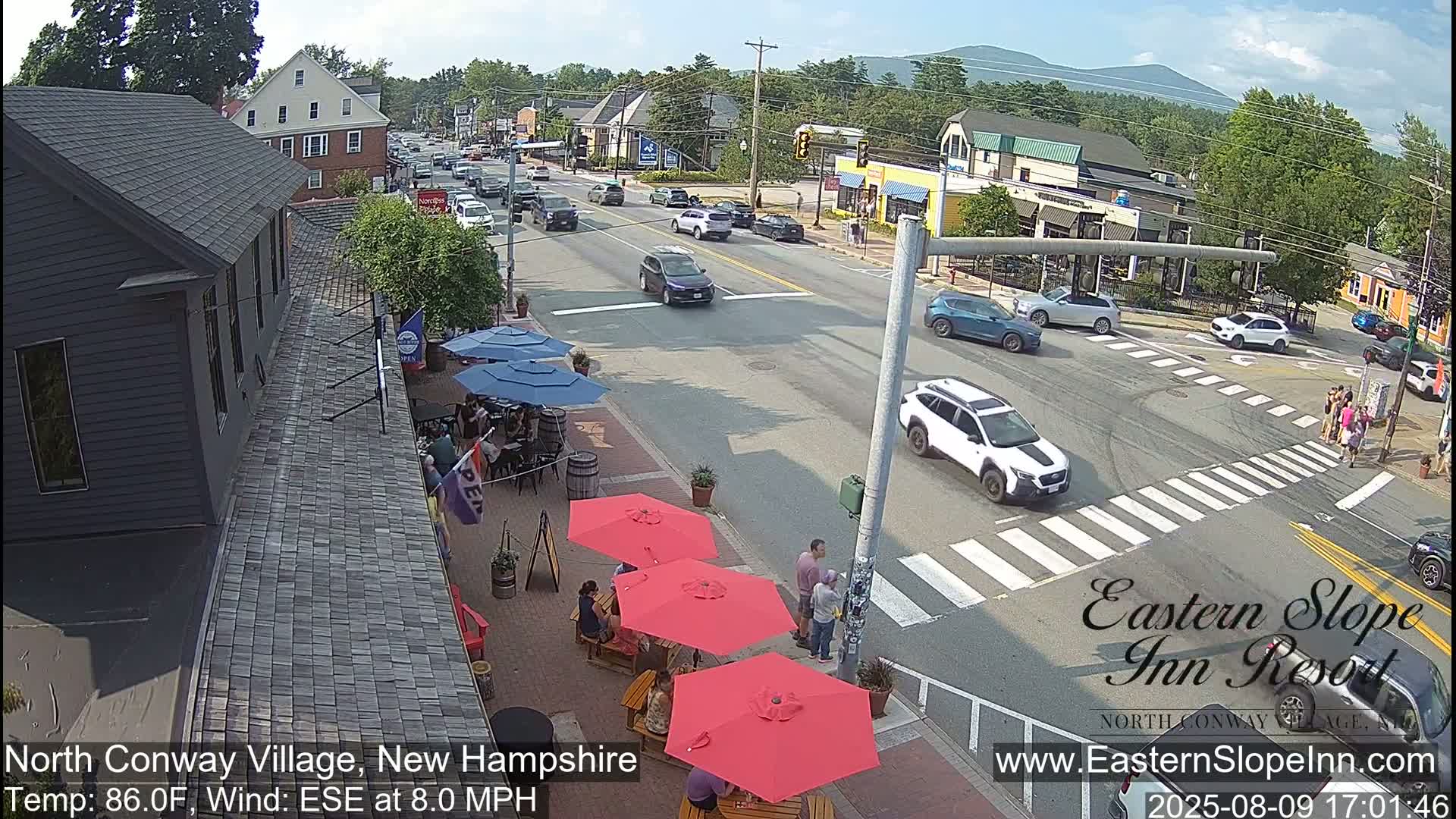 North Conway Village Live Cam - Conway, Carroll, New Hampshire, USA